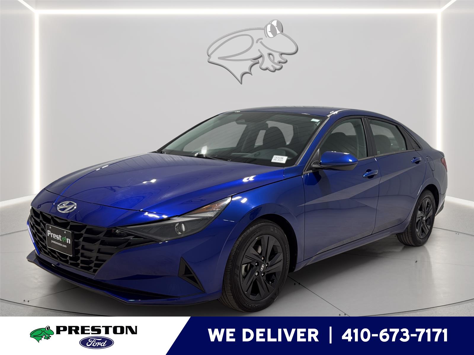 Intense Blue 2023 Hyundai Elantra Sedan Front-Wheel Drive Continuously Variable Transmission