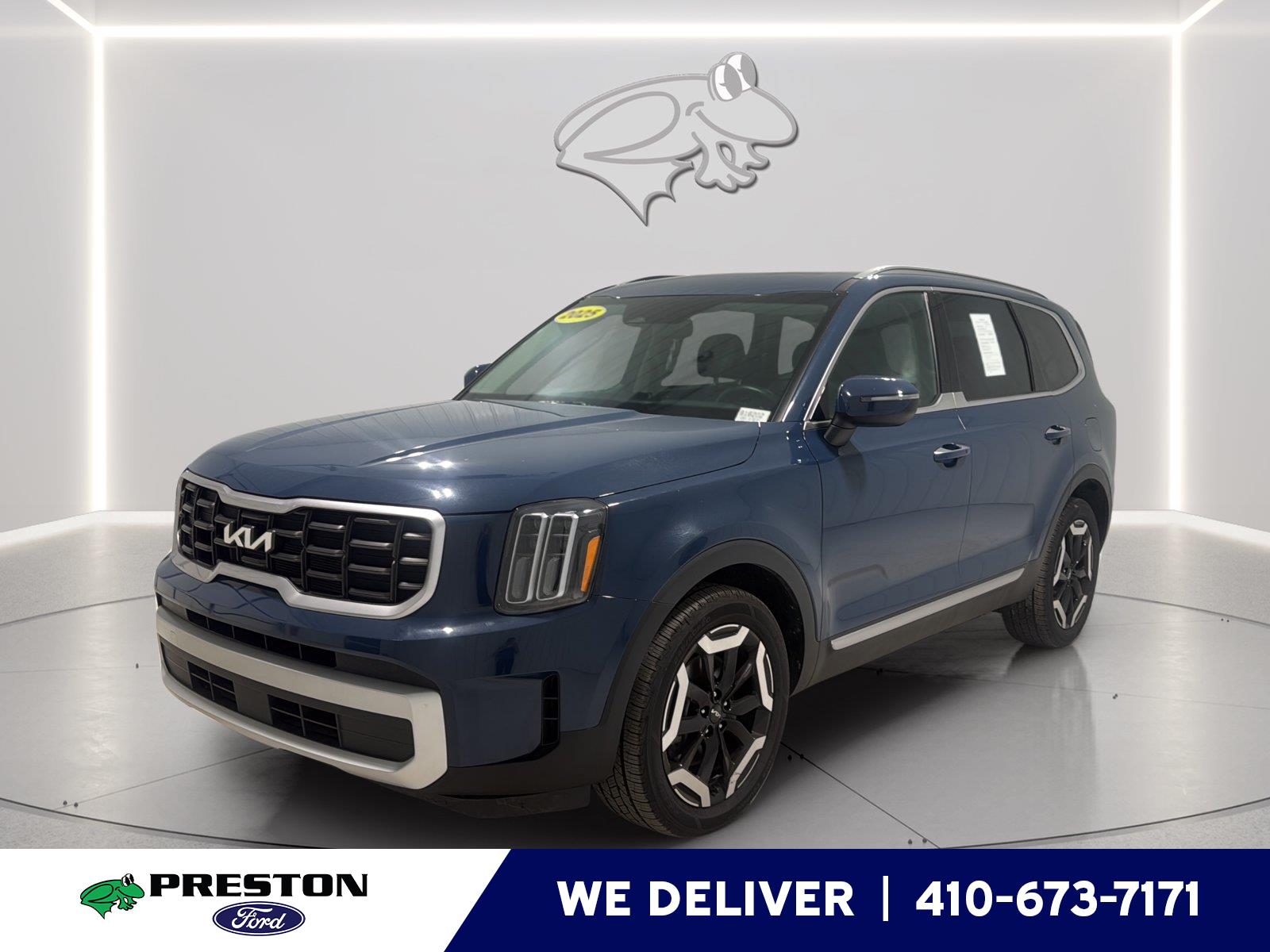 Midnight Lake Blue 2025 Kia Telluride SUV / Crossover Front-Wheel Drive Automatic