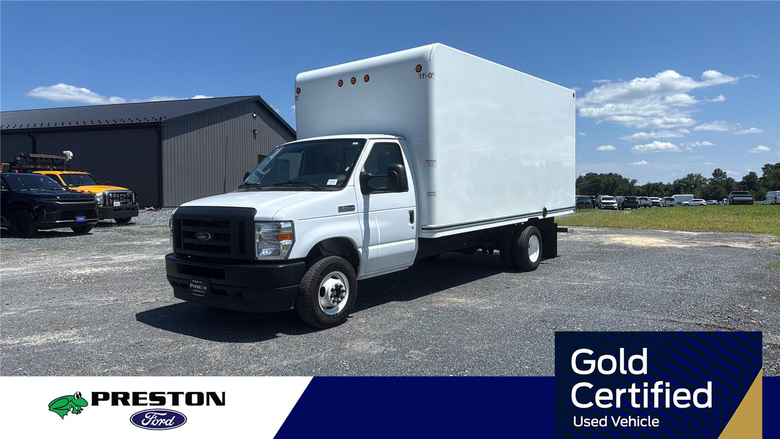 Oxford White 2024 Ford E-Series Chassis Pickup Truck Rear-Wheel Drive 6-Speed Automatic