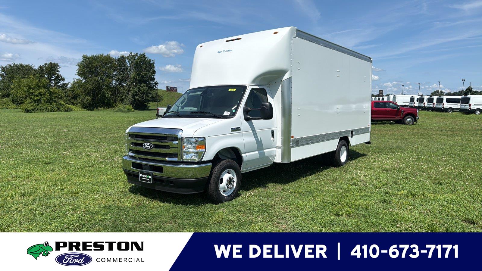 Oxford White 2027 Ford E-Series Chassis Pickup Truck Rear-Wheel Drive 6-Speed Automatic