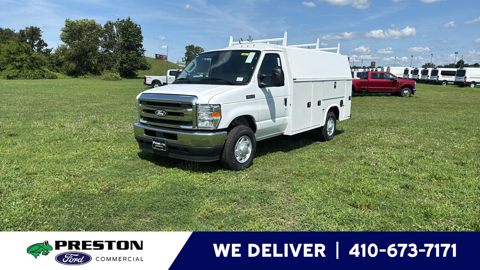 Oxford White 2027 Ford E-Series Chassis Pickup Truck Rear-Wheel Drive 6-Speed Automatic