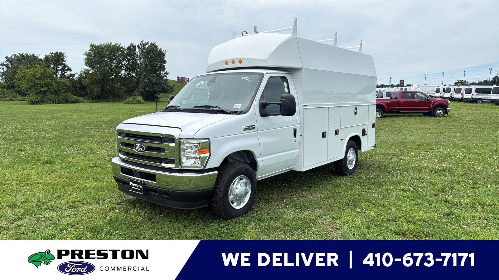 Oxford White 2026 Ford E-Series Chassis Pickup Truck Rear-Wheel Drive 6-Speed Automatic