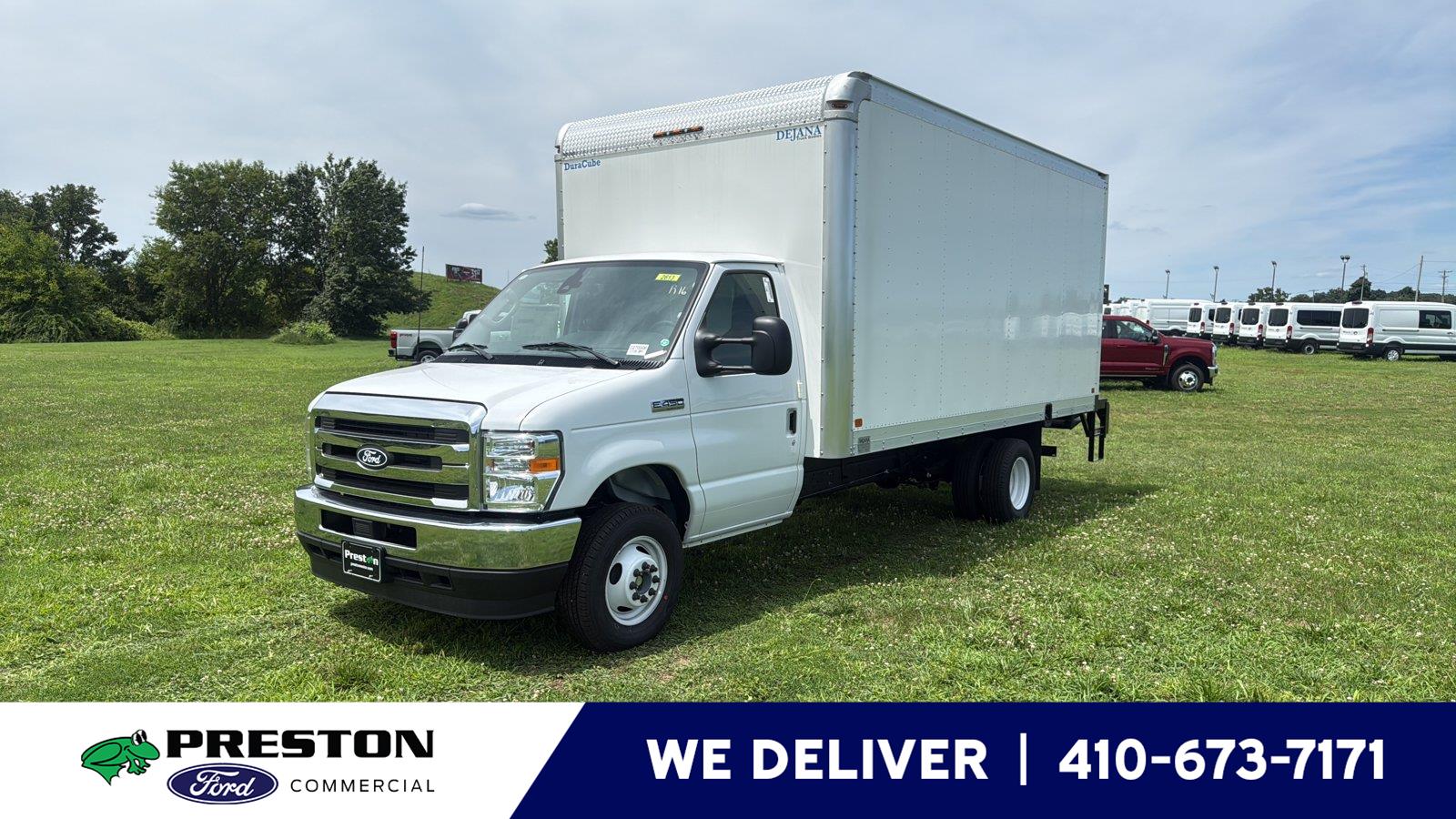Oxford White 2027 Ford E-Series Chassis Pickup Truck Rear-Wheel Drive 6-Speed Automatic