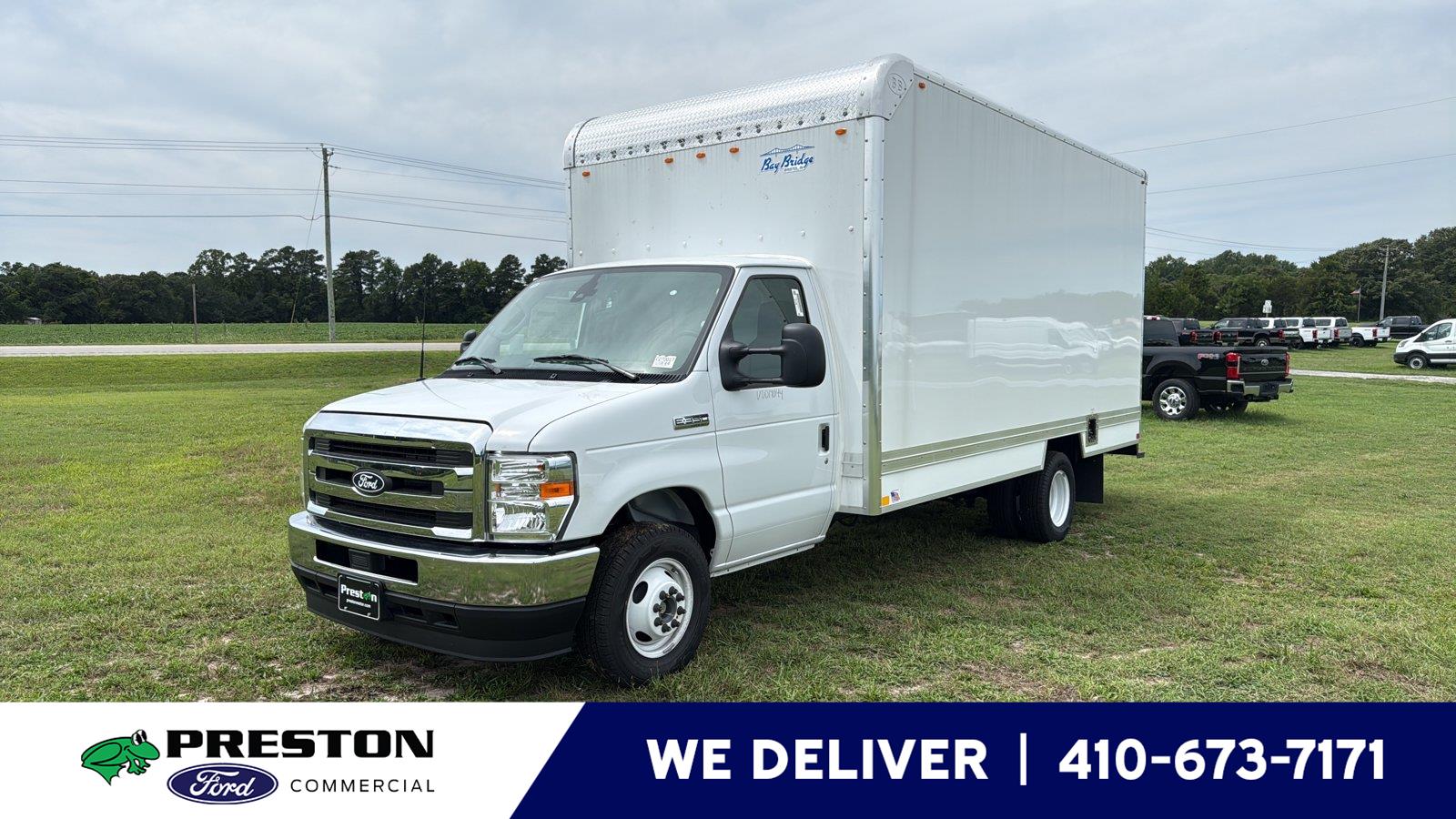 Oxford White 2027 Ford E-Series Chassis Pickup Truck Rear-Wheel Drive 6-Speed Automatic