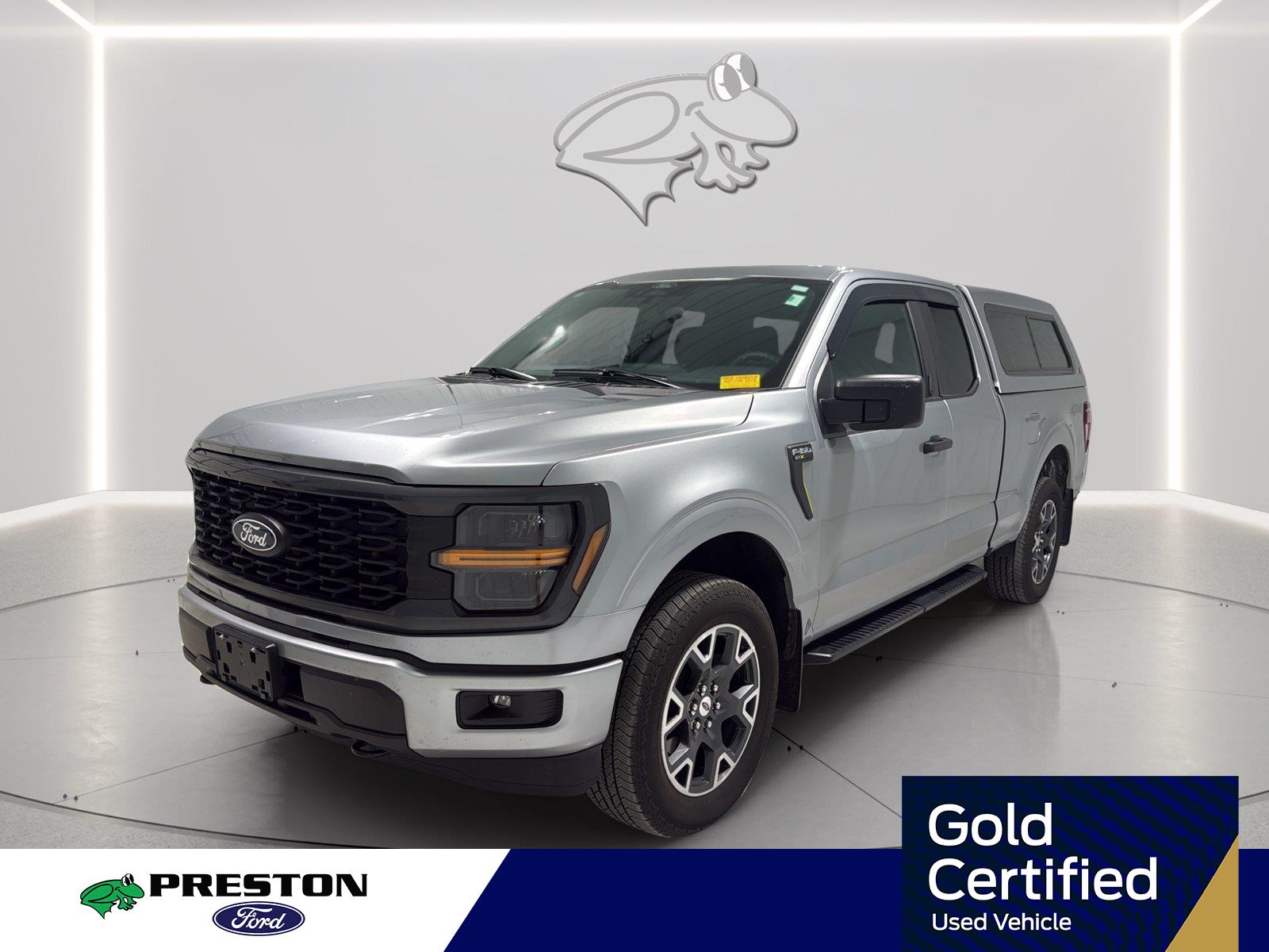 Iconic Silver 2024 Ford F-150 Pickup Truck Four-Wheel Drive Automatic