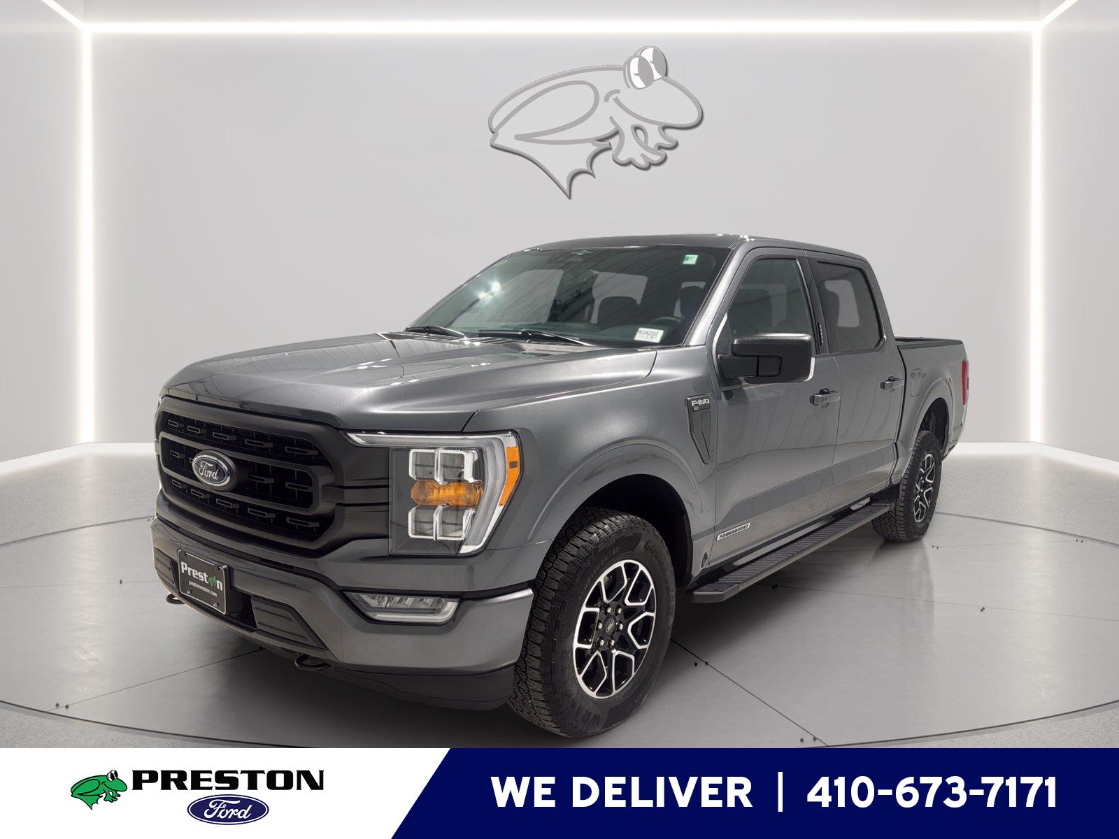 Carbonized Gray 2023 Ford F-150 Pickup Truck Four-Wheel Drive Automatic