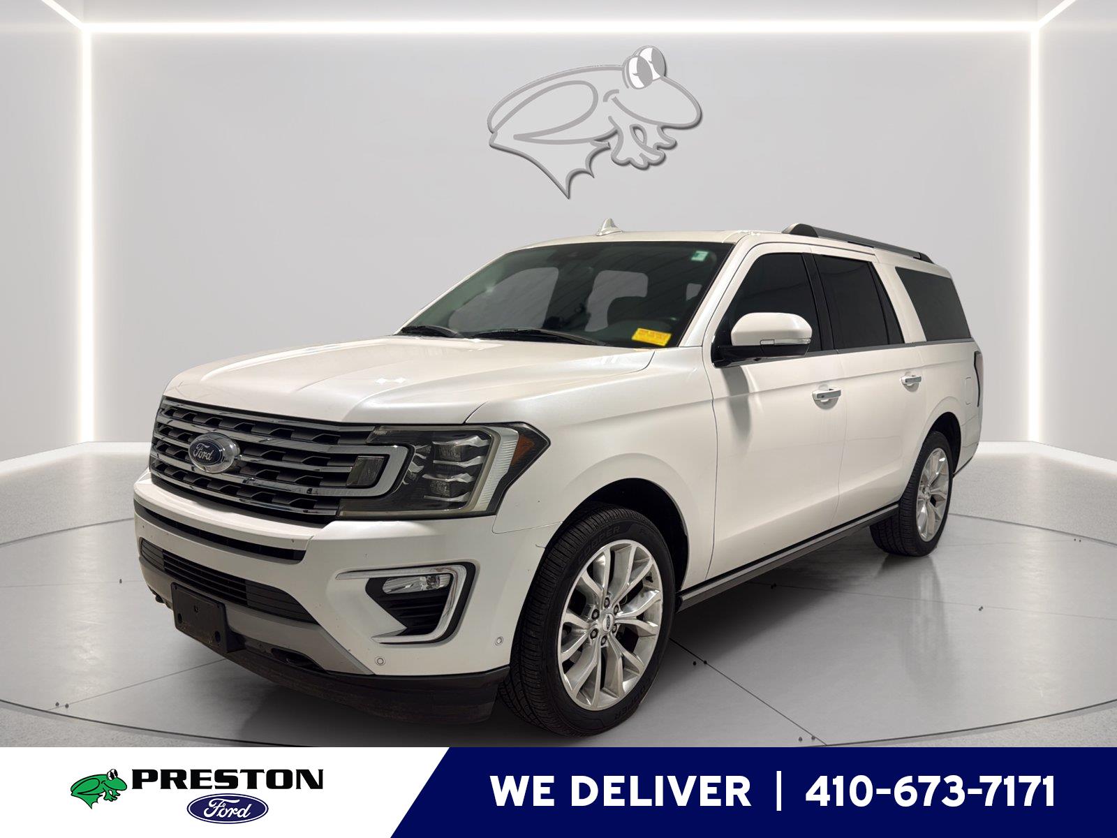 White Platinum Metallic Tri-Coat 2018 Ford Expedition SUV / Crossover Four-Wheel Drive Automatic