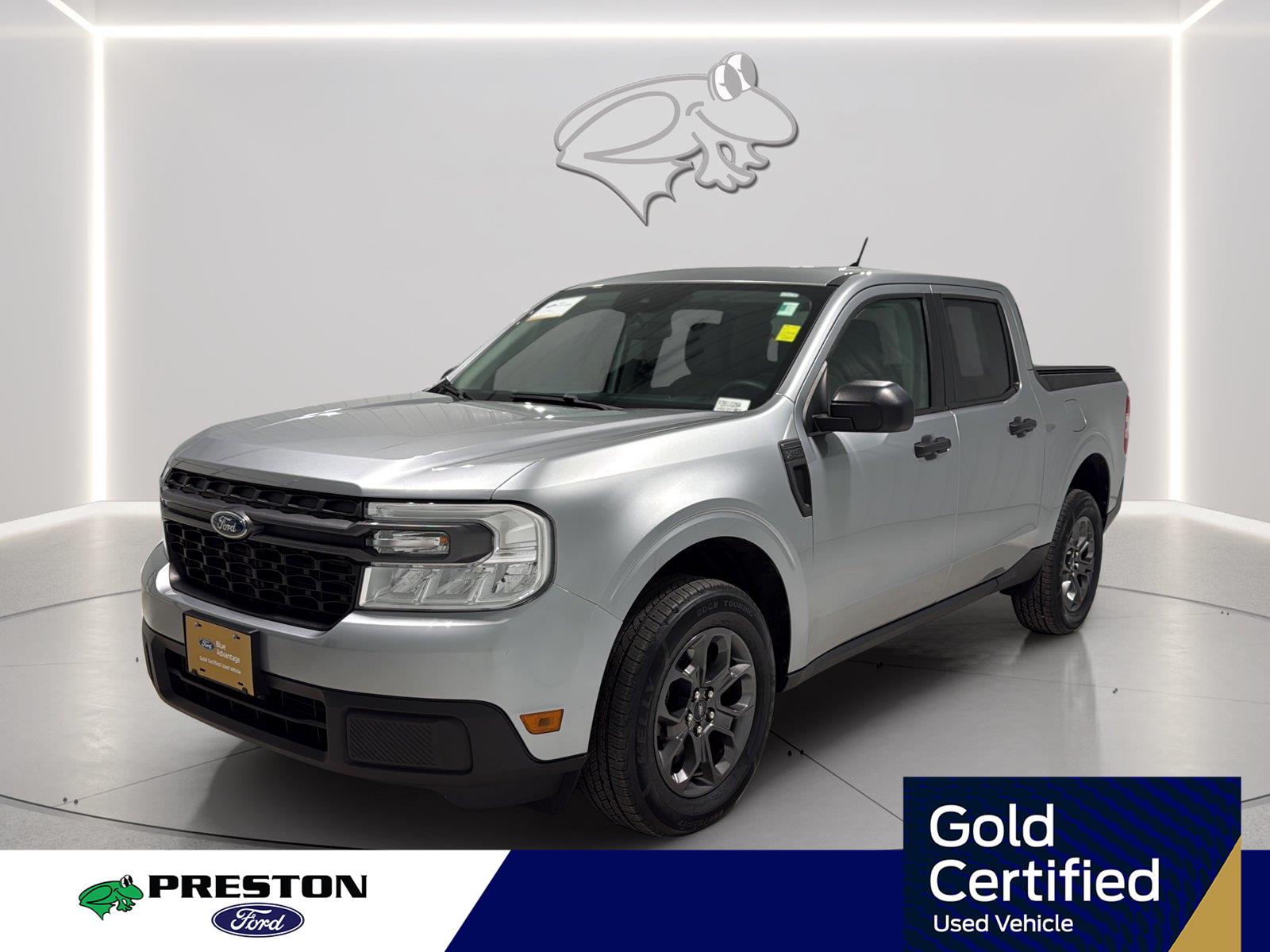 Iconic Silver Metallic 2024 Ford Maverick Pickup Truck Front-Wheel Drive 1-Speed Dual Clutch
