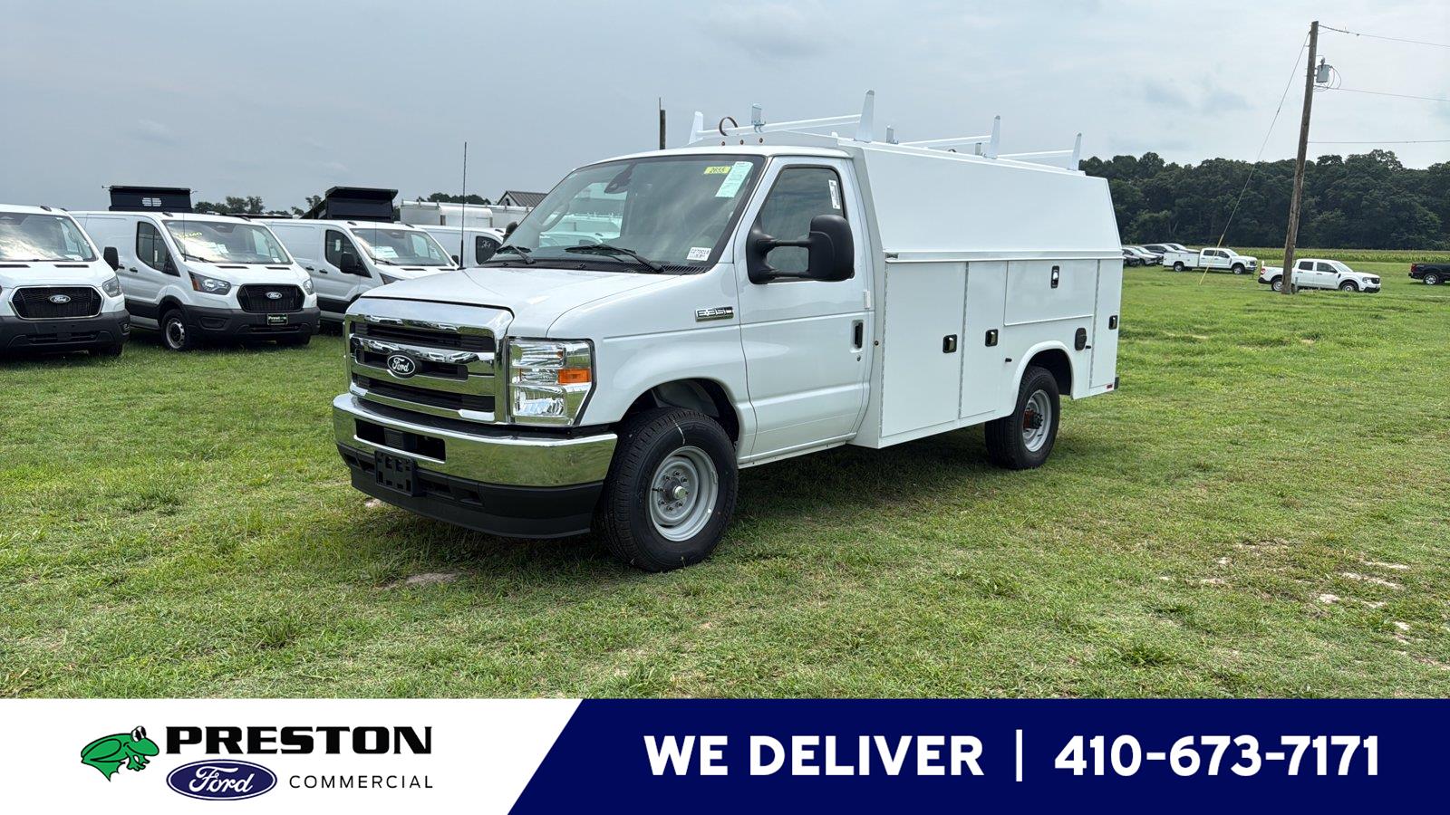 Oxford White 2027 Ford E-Series Chassis Pickup Truck Rear-Wheel Drive 6-Speed Automatic