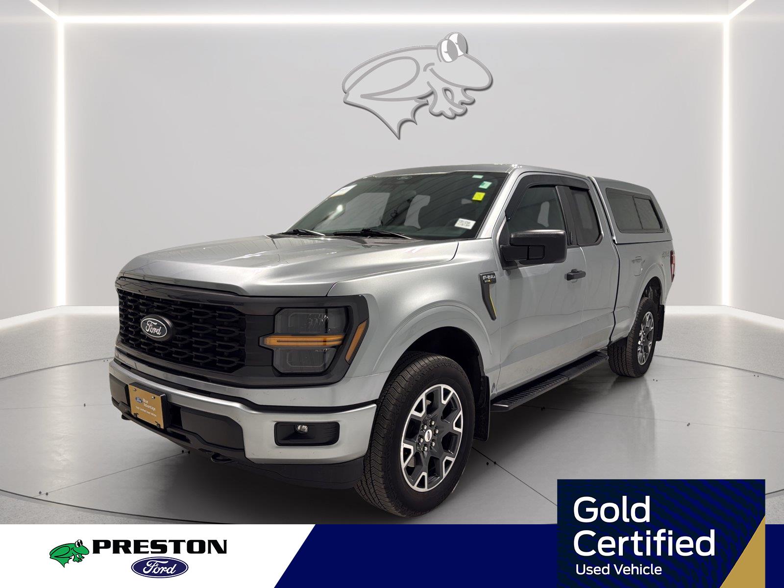 Iconic Silver 2024 Ford F-150 Pickup Truck Four-Wheel Drive Automatic