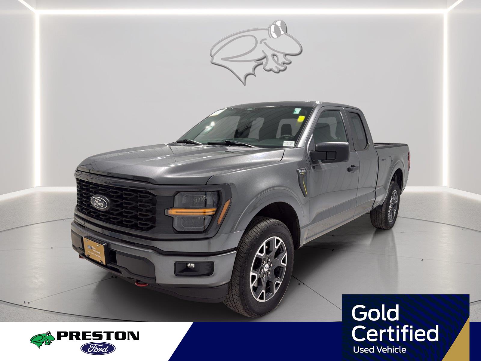 Carbonized Gray 2025 Ford F-150 Pickup Truck Four-Wheel Drive Automatic