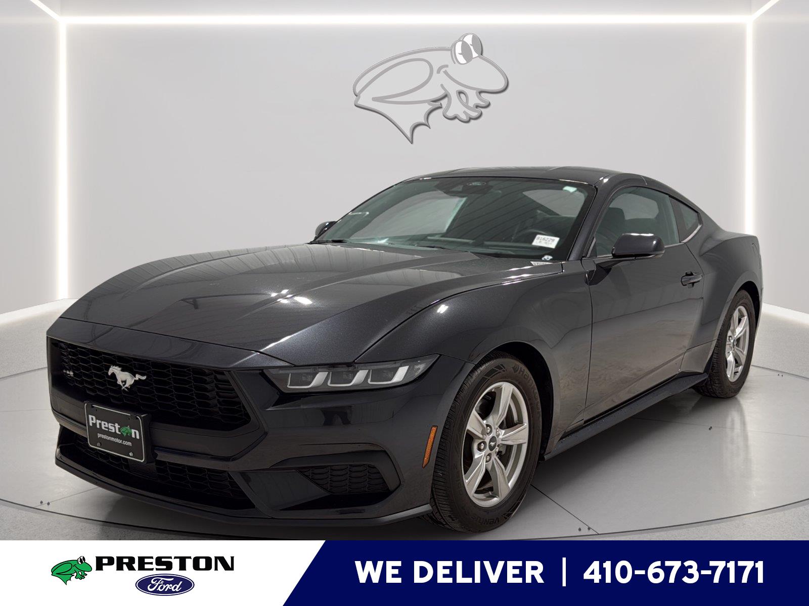 Dark Matter Gray 2024 Ford Mustang Coupe Rear-Wheel Drive Automatic