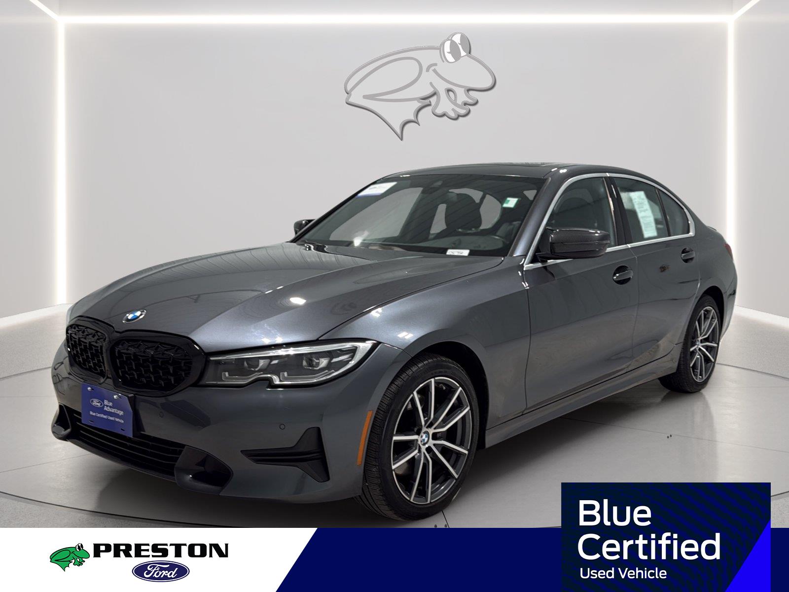 Mineral Gray Metallic 2019 BMW 3 Series Sedan All-Wheel Drive Automatic