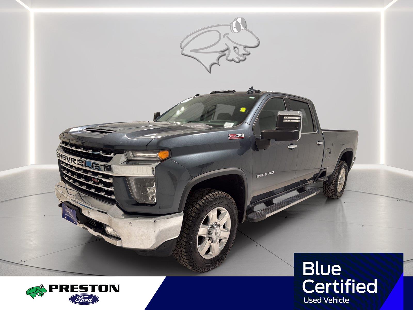 Northsky Blue Metallic 2020 Chevrolet Silverado 3500HD Pickup Truck Four-Wheel Drive 6-Speed Automatic
