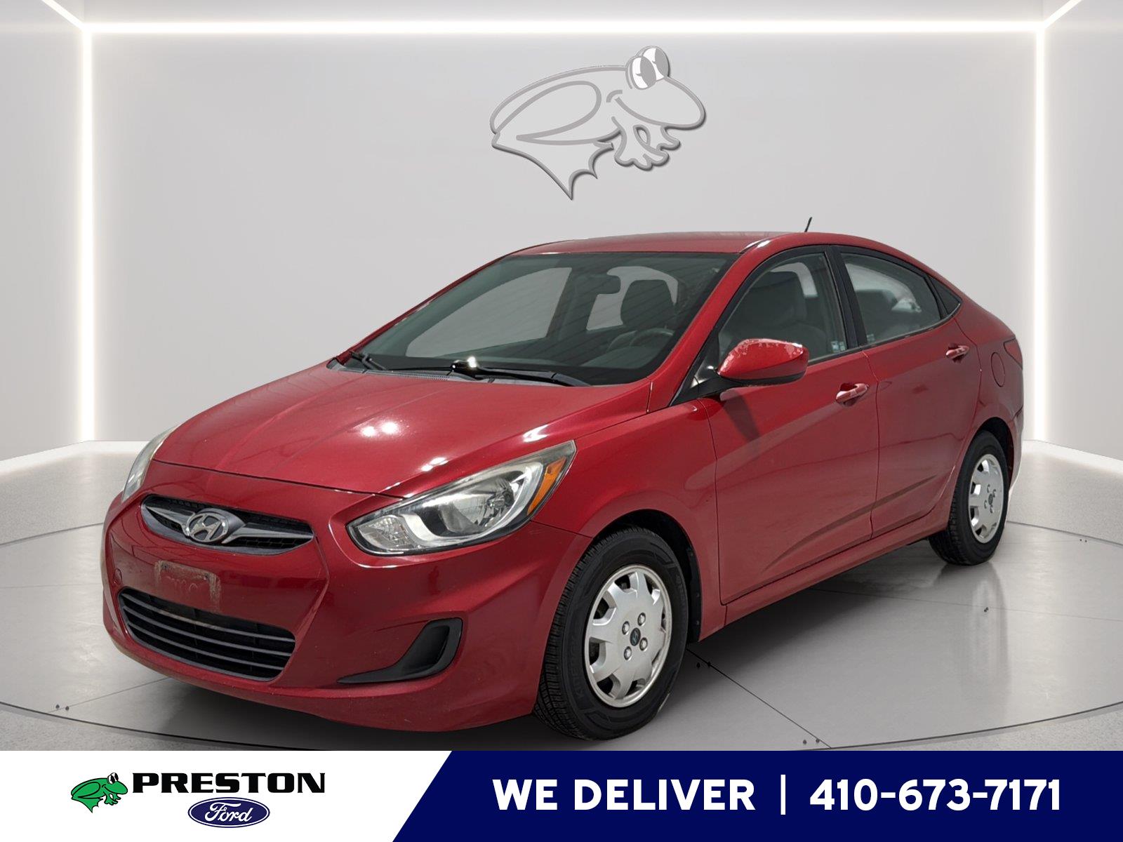 Boston Red Pearl 2014 Hyundai Accent Sedan Front-Wheel Drive Automatic