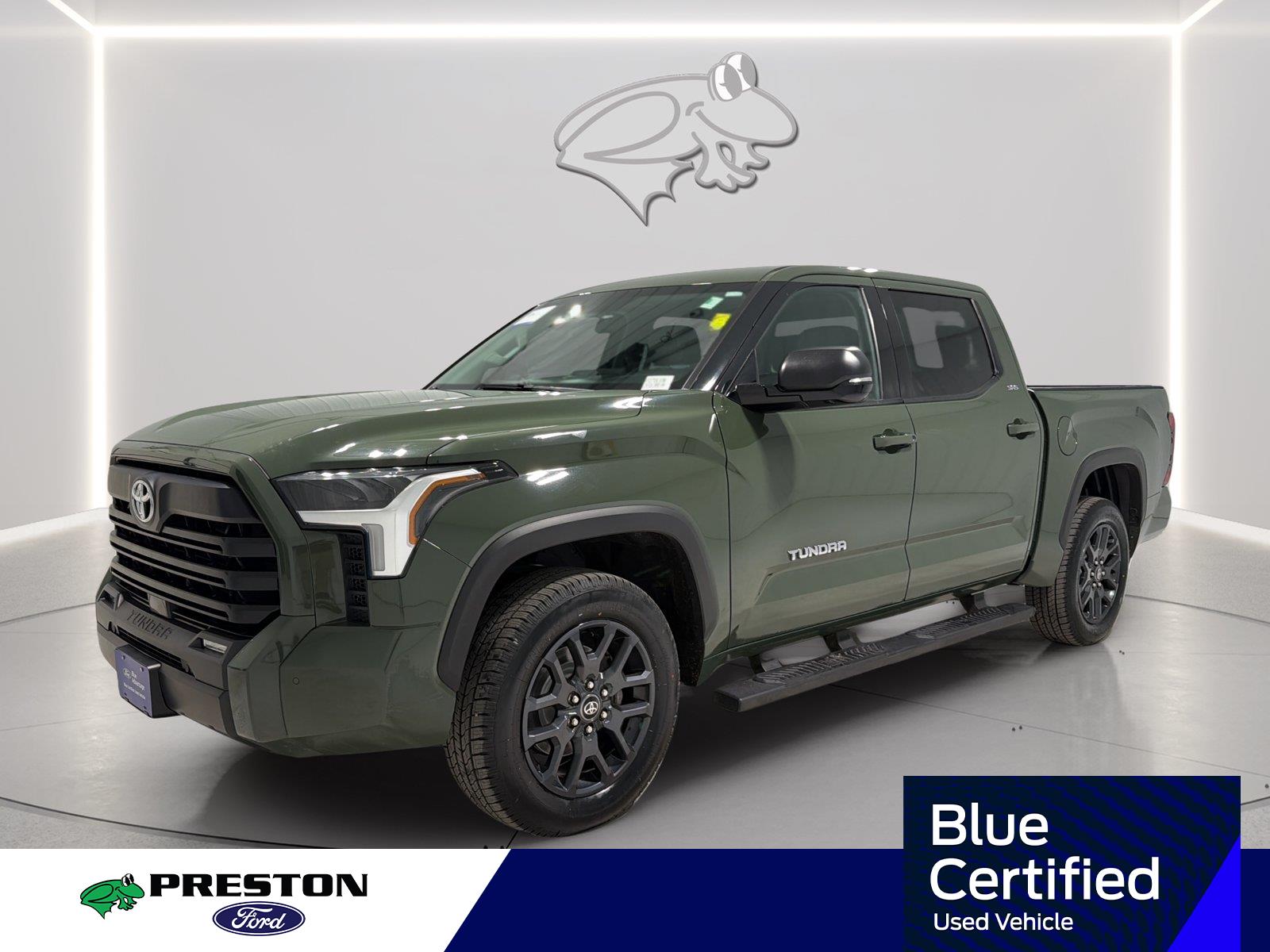 Army Green 2023 Toyota Tundra Pickup Truck Four-Wheel Drive Automatic