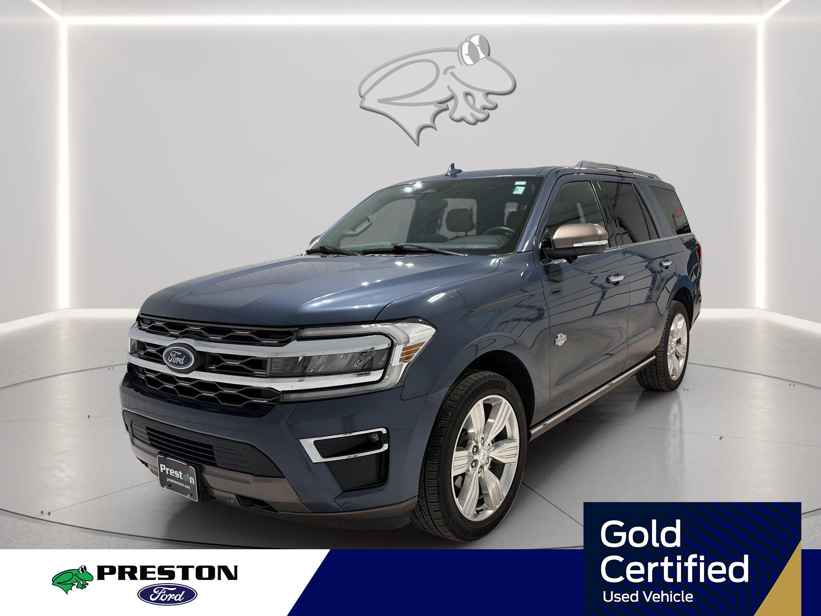 Infinite Blue Metallic Tinted Clearcoat 2022 Ford Expedition SUV / Crossover Four-Wheel Drive Automatic