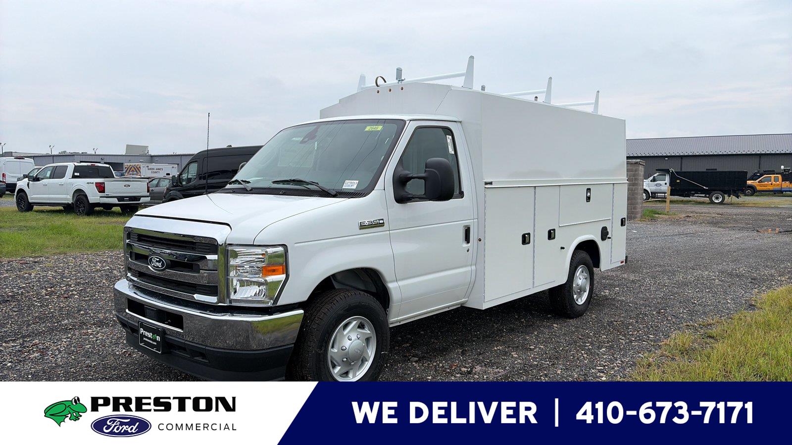 Oxford White 2027 Ford E-Series Chassis Pickup Truck Rear-Wheel Drive 6-Speed Automatic