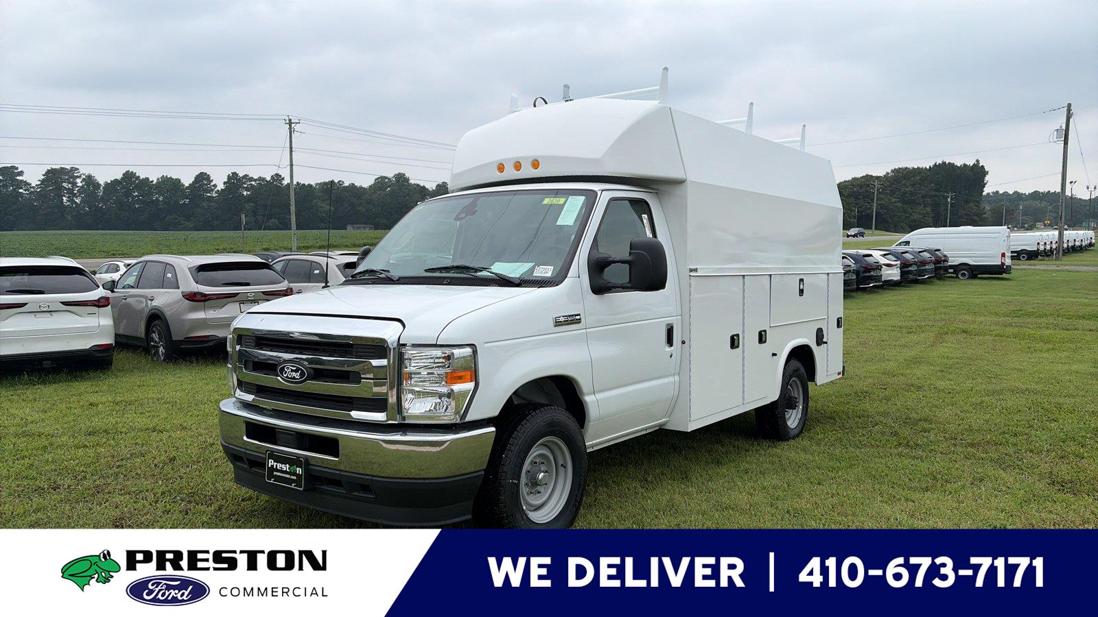 Oxford White 2027 Ford E-Series Chassis Pickup Truck Rear-Wheel Drive 6-Speed Automatic