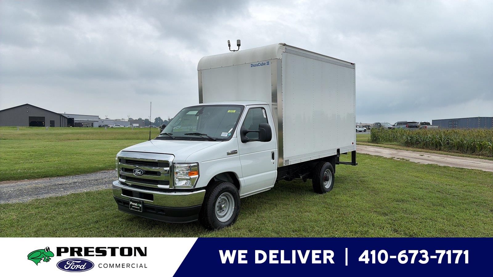 Oxford White 2027 Ford E-Series Chassis Pickup Truck Rear-Wheel Drive 6-Speed Automatic