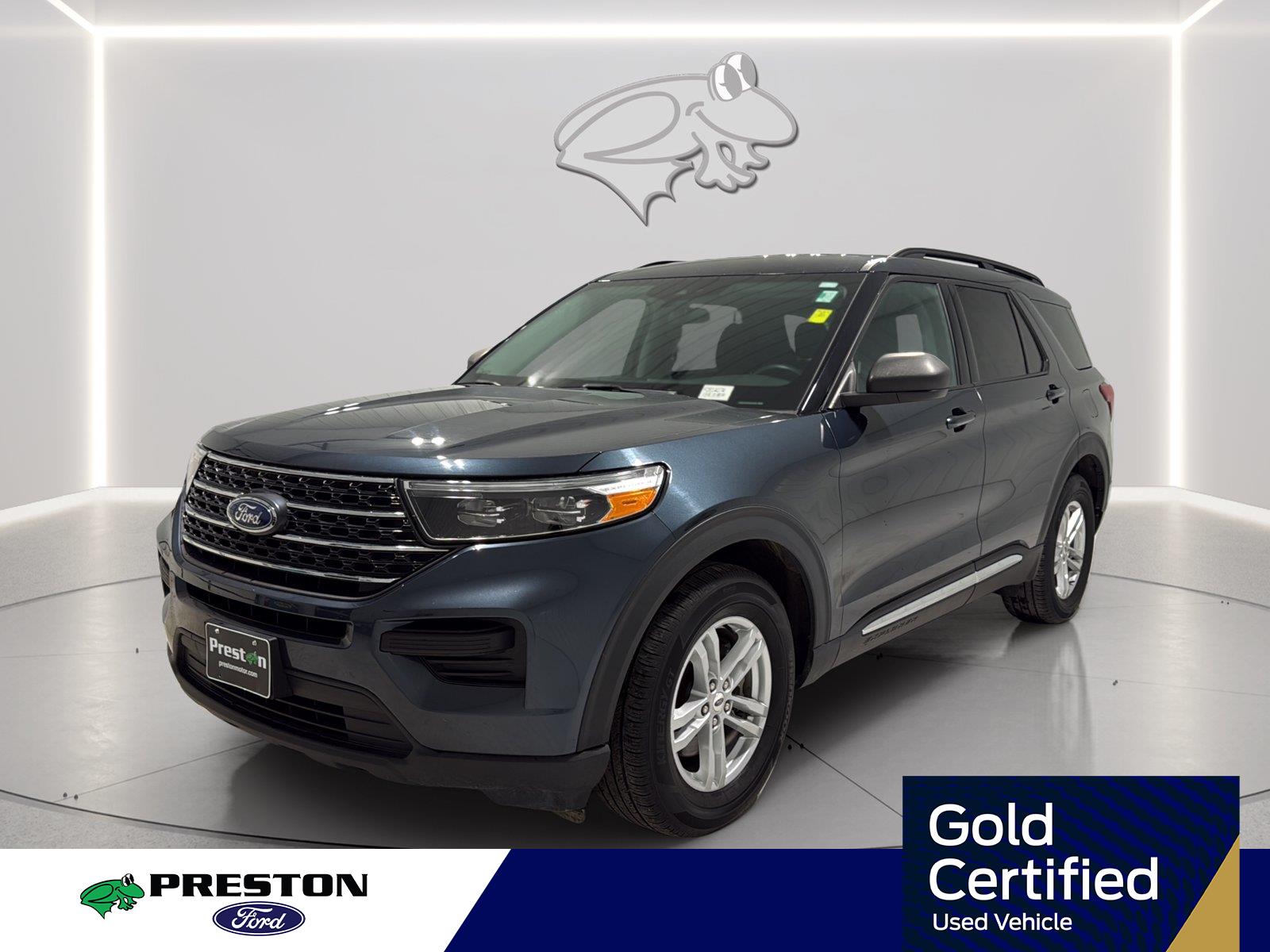 Stone Blue 2024 Ford Explorer SUV / Crossover Rear-Wheel Drive Automatic