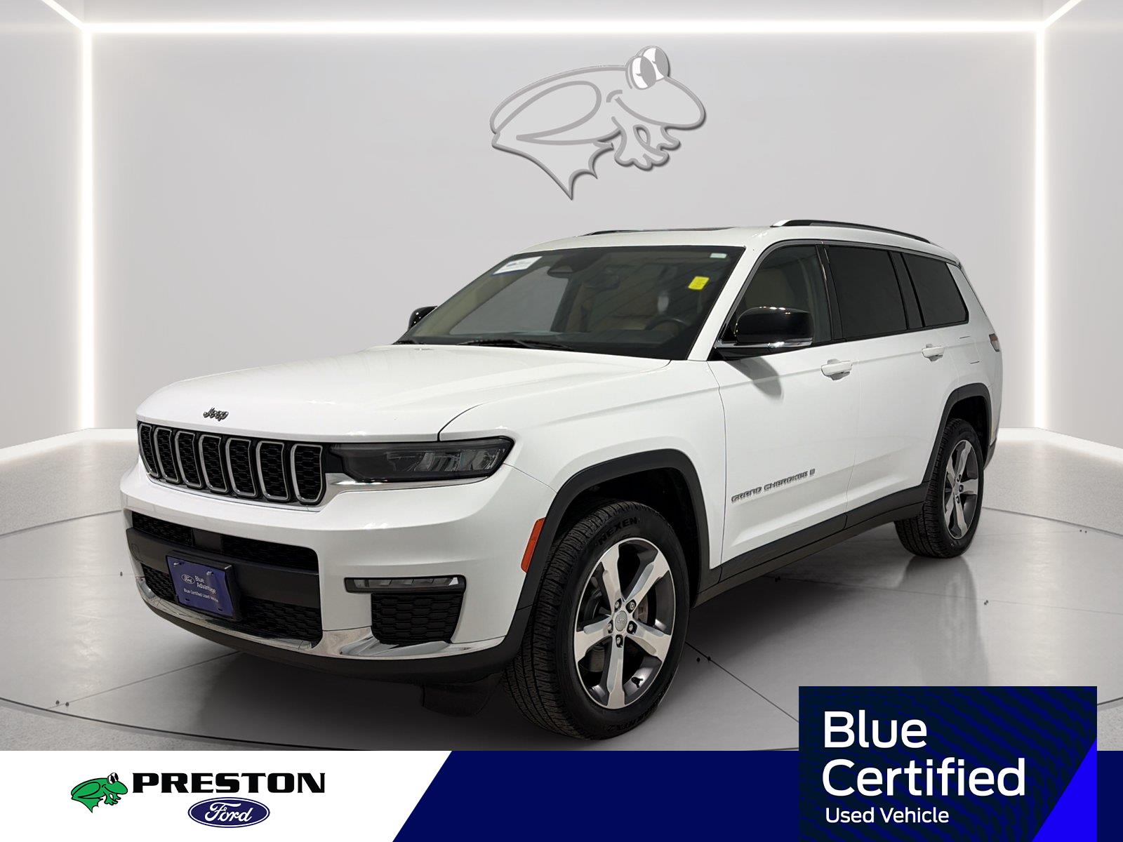 Bright White Clearcoat 2021 Jeep Grand Cherokee L SUV / Crossover Four-Wheel Drive 8-Speed Automatic