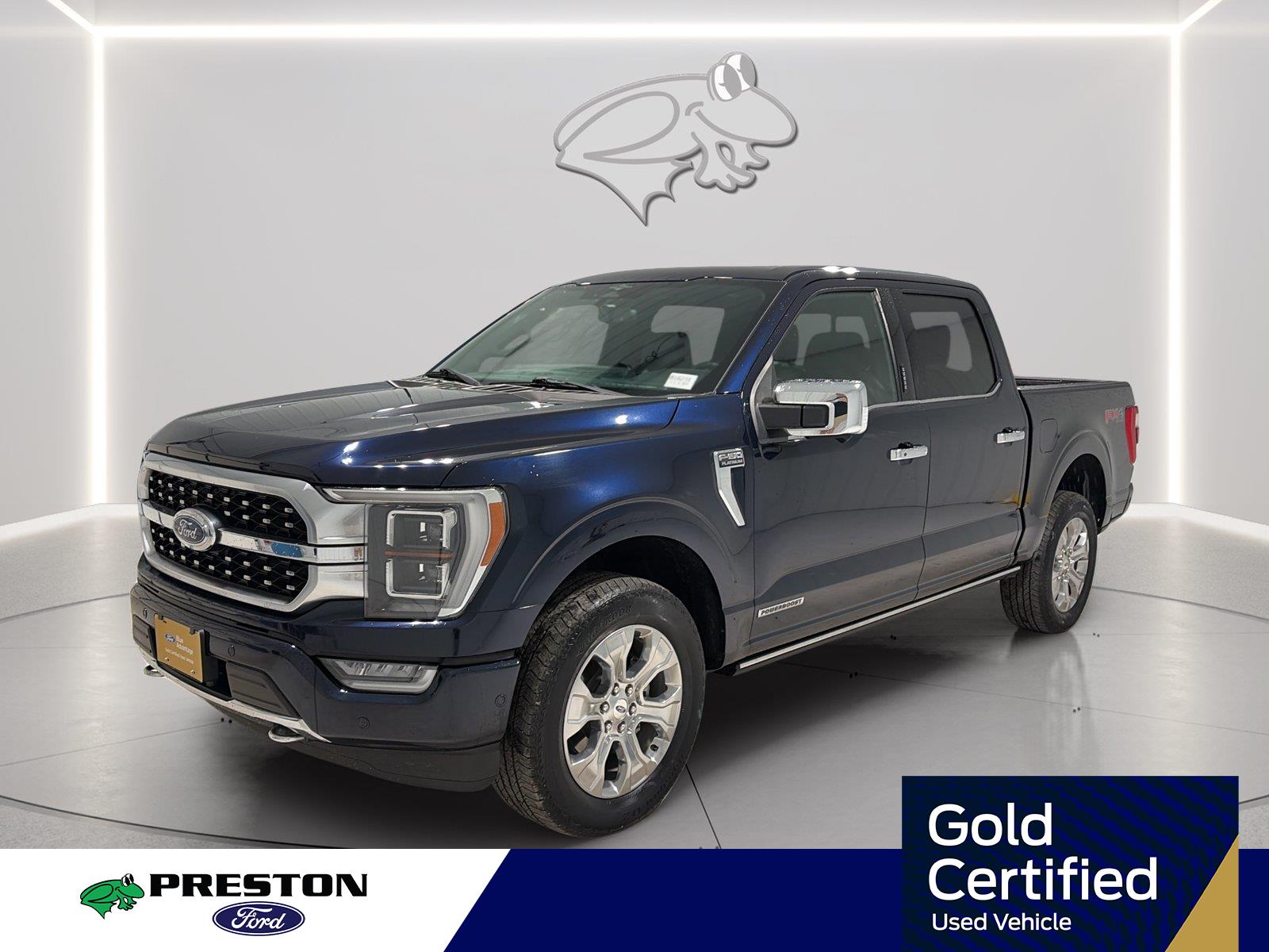 Antimatter Blue 2023 Ford F-150 Pickup Truck Four-Wheel Drive Automatic
