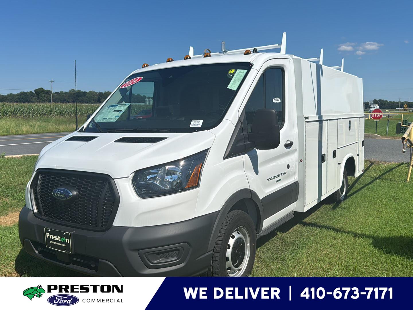 Oxford White 2024 Ford Transit Chassis Van Rear-Wheel Drive Automatic