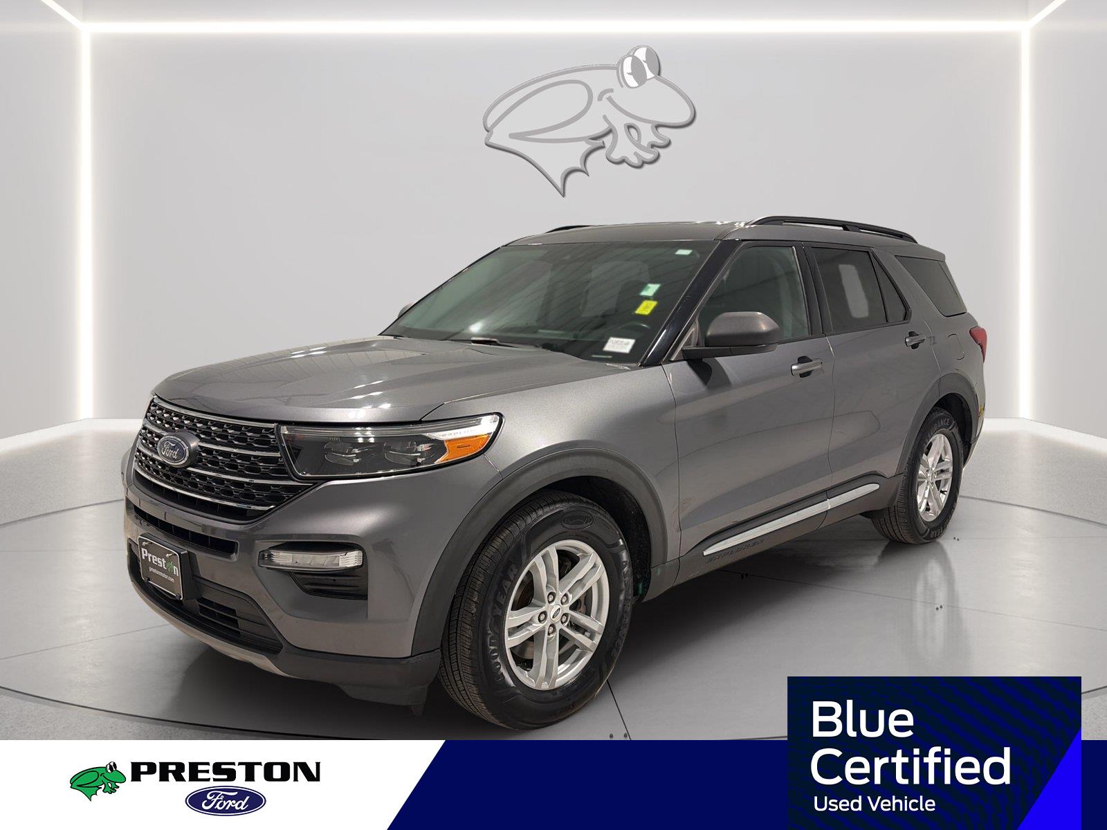 Carbonized Gray 2022 Ford Explorer SUV / Crossover Rear-Wheel Drive Automatic