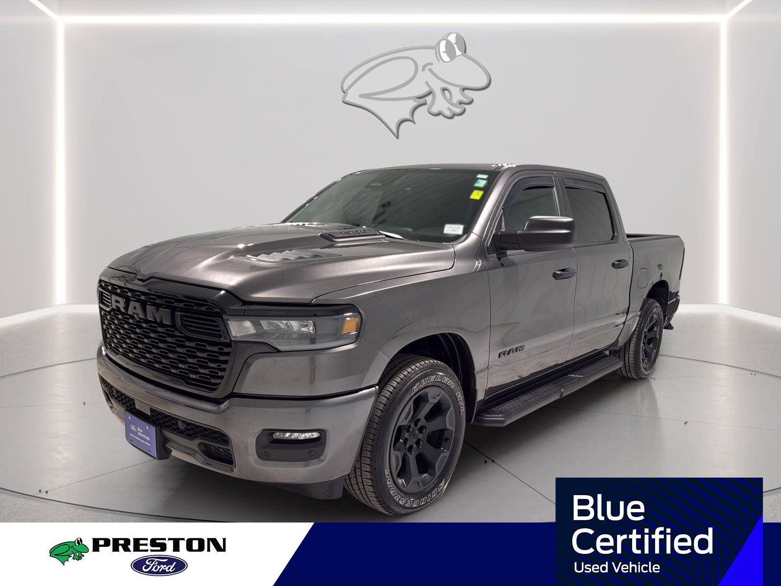 Gray (Granite Crystal Metallic Clearcoat) 2026 RAM 1500 Pickup Truck Four-Wheel Drive 8-Speed Automatic