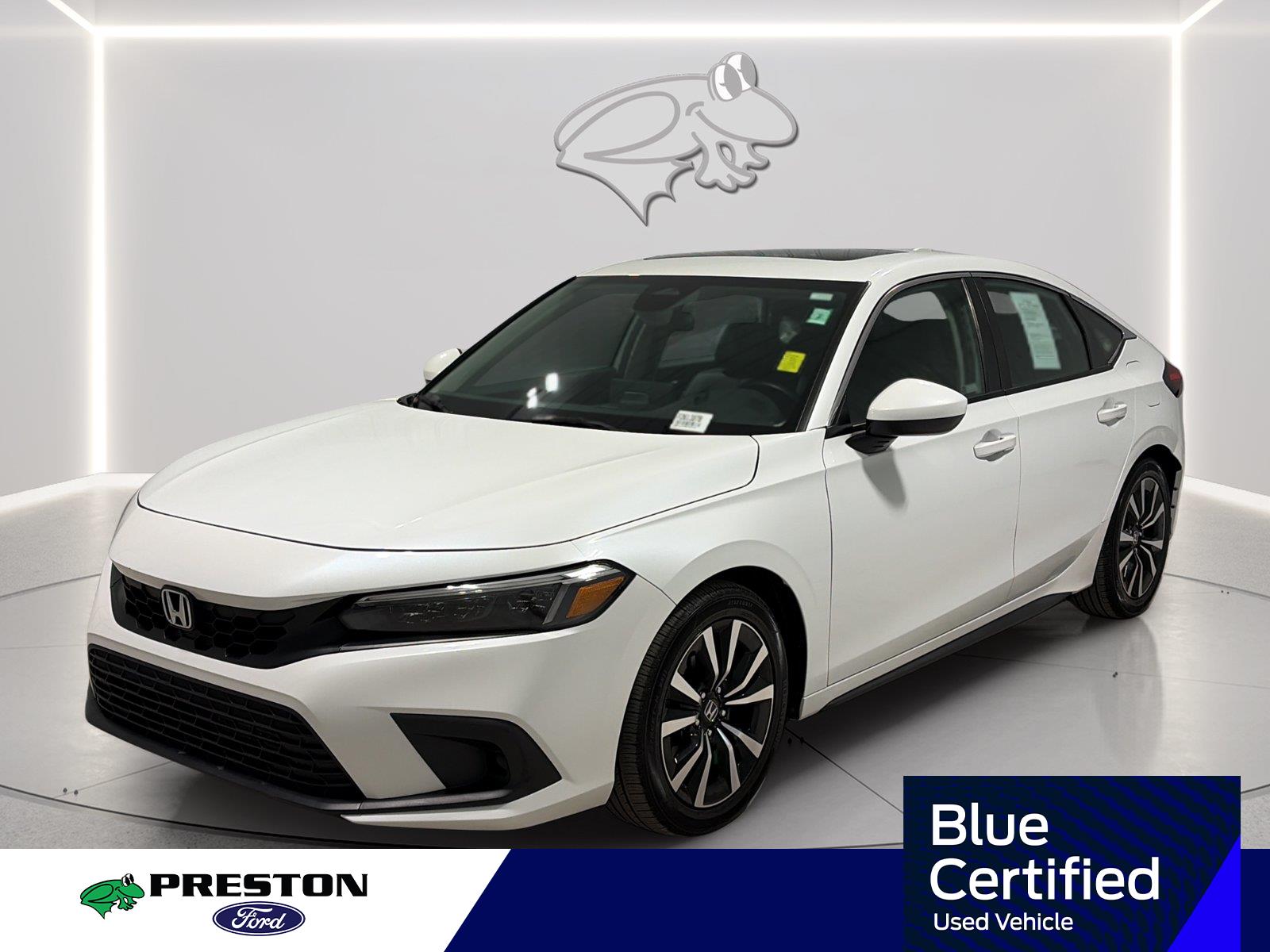 Platinum White Pearl 2024 Honda Civic Hatchback Hatchback Front-Wheel Drive Continuously Variable Transmission