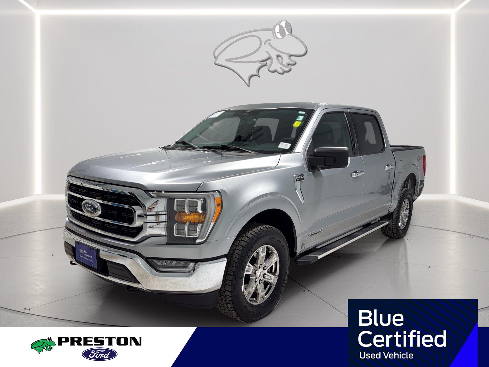 Iconic Silver 2023 Ford F-150 Pickup Truck Four-Wheel Drive Automatic