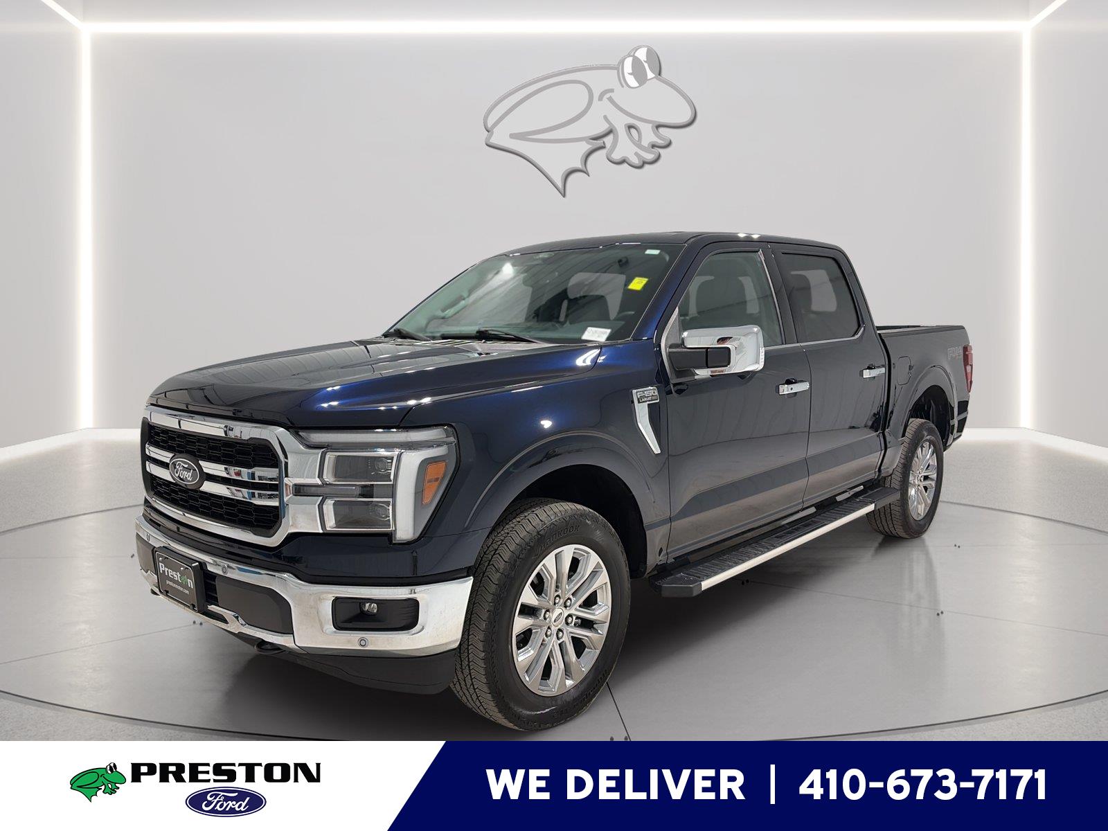 Antimatter Blue 2025 Ford F-150 Pickup Truck Four-Wheel Drive Automatic