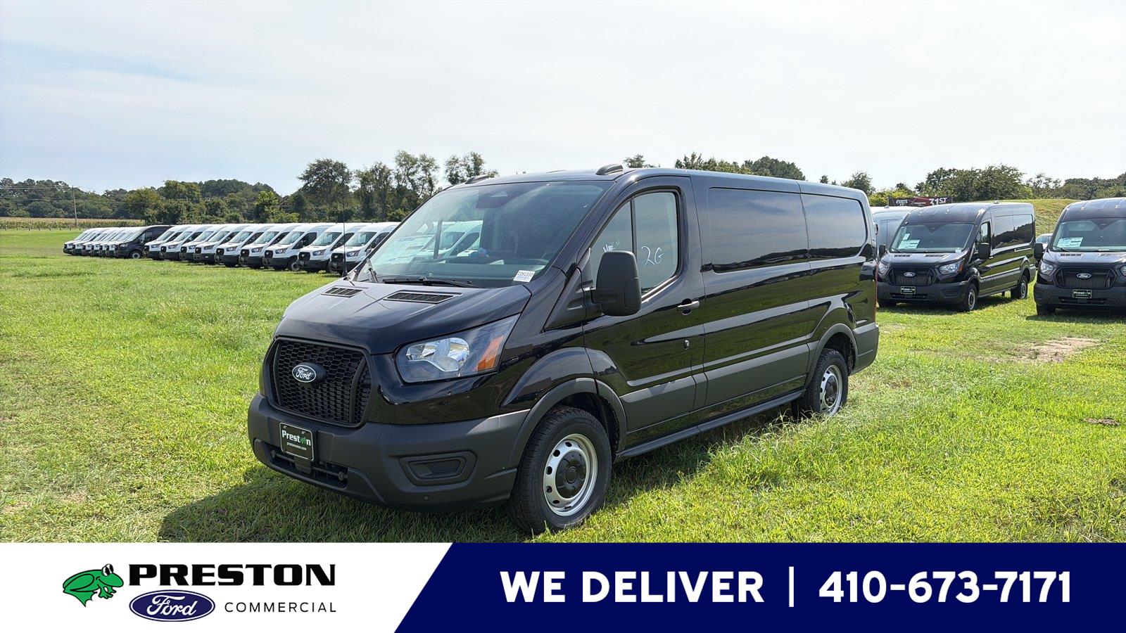 Agate Black 2026 Ford Transit Cargo Van Rear-Wheel Drive Automatic