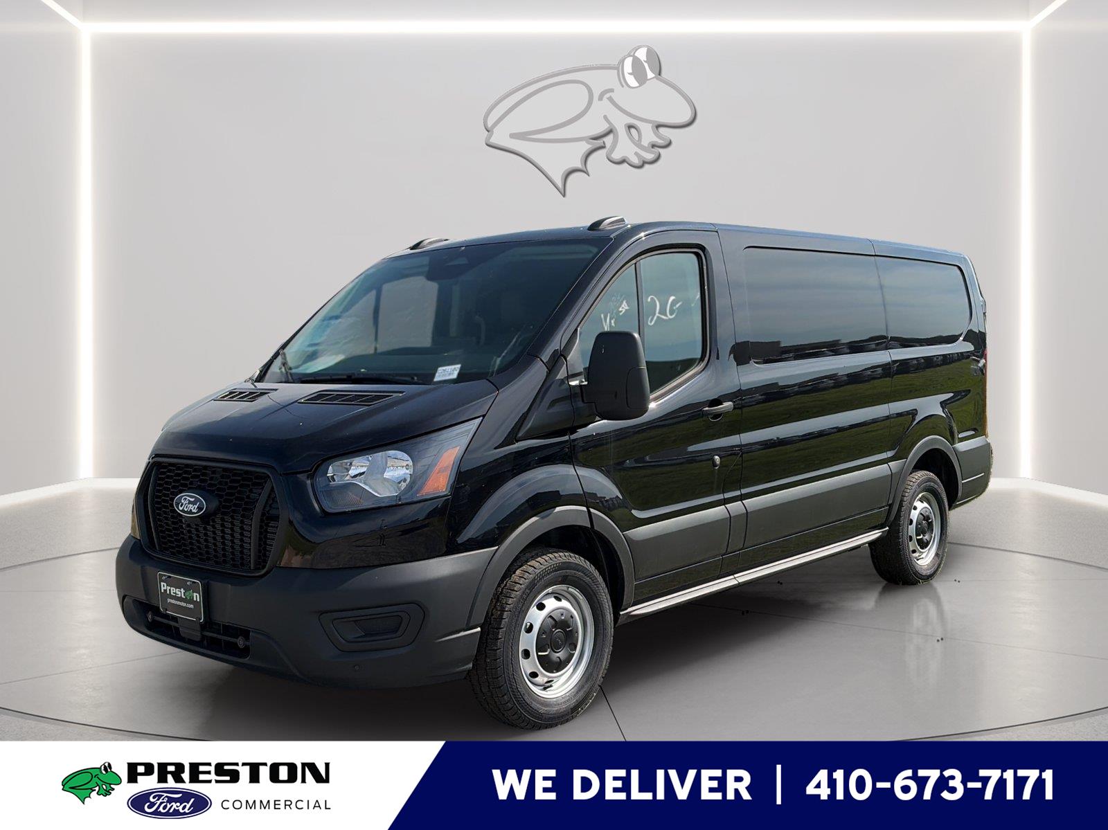 Agate Black Metallic 2026 Ford Transit Cargo Van Rear-Wheel Drive