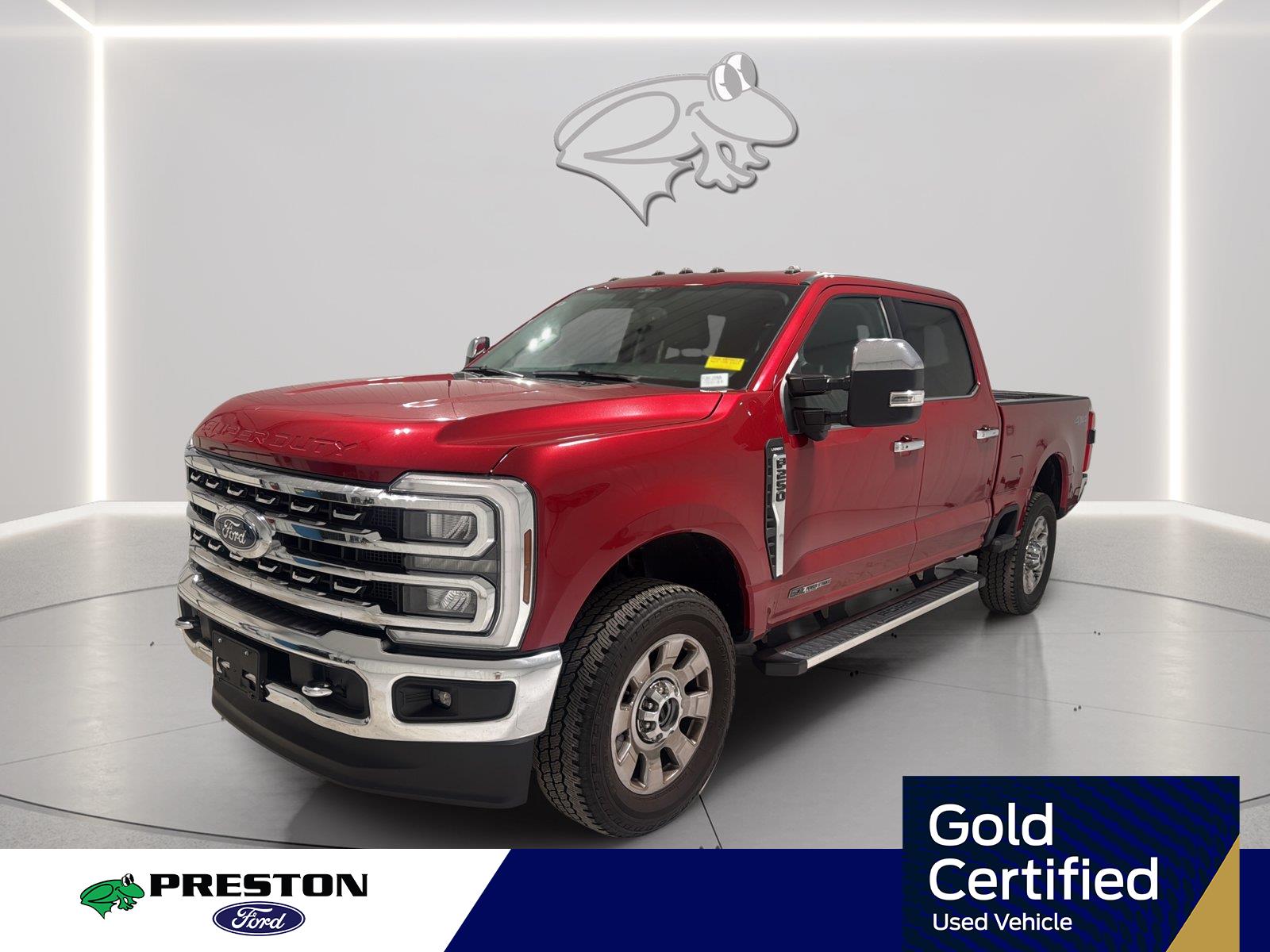 Rapid Red Metallic Tinted Clearcoat 2024 Ford F-250 Super Duty Pickup Truck Four-Wheel Drive Automatic