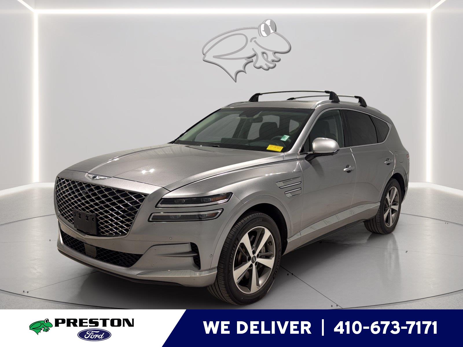 Himalayan Gray 2022 Genesis GV80 SUV / Crossover All-Wheel Drive Automatic