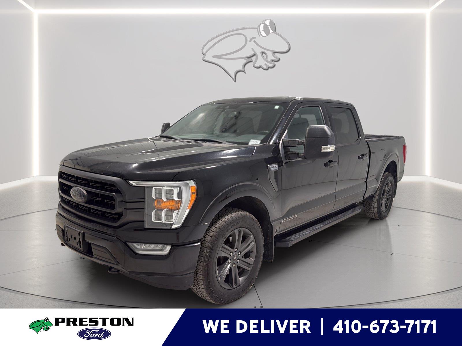 Agate Black 2022 Ford F-150 Pickup Truck Four-Wheel Drive Automatic