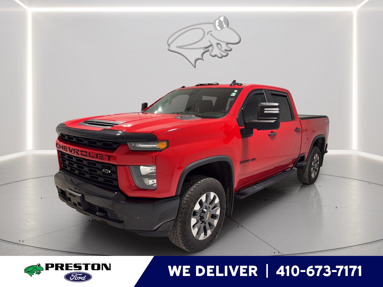 Red Hot 2022 Chevrolet Silverado 2500HD Pickup Truck Four-Wheel Drive 6-Speed Automatic
