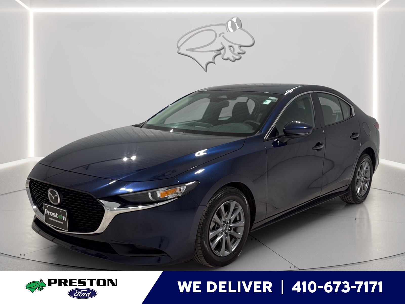 Deep Crystal Blue Mica 2025 Mazda MAZDA3 Sedan Front-Wheel Drive Automatic