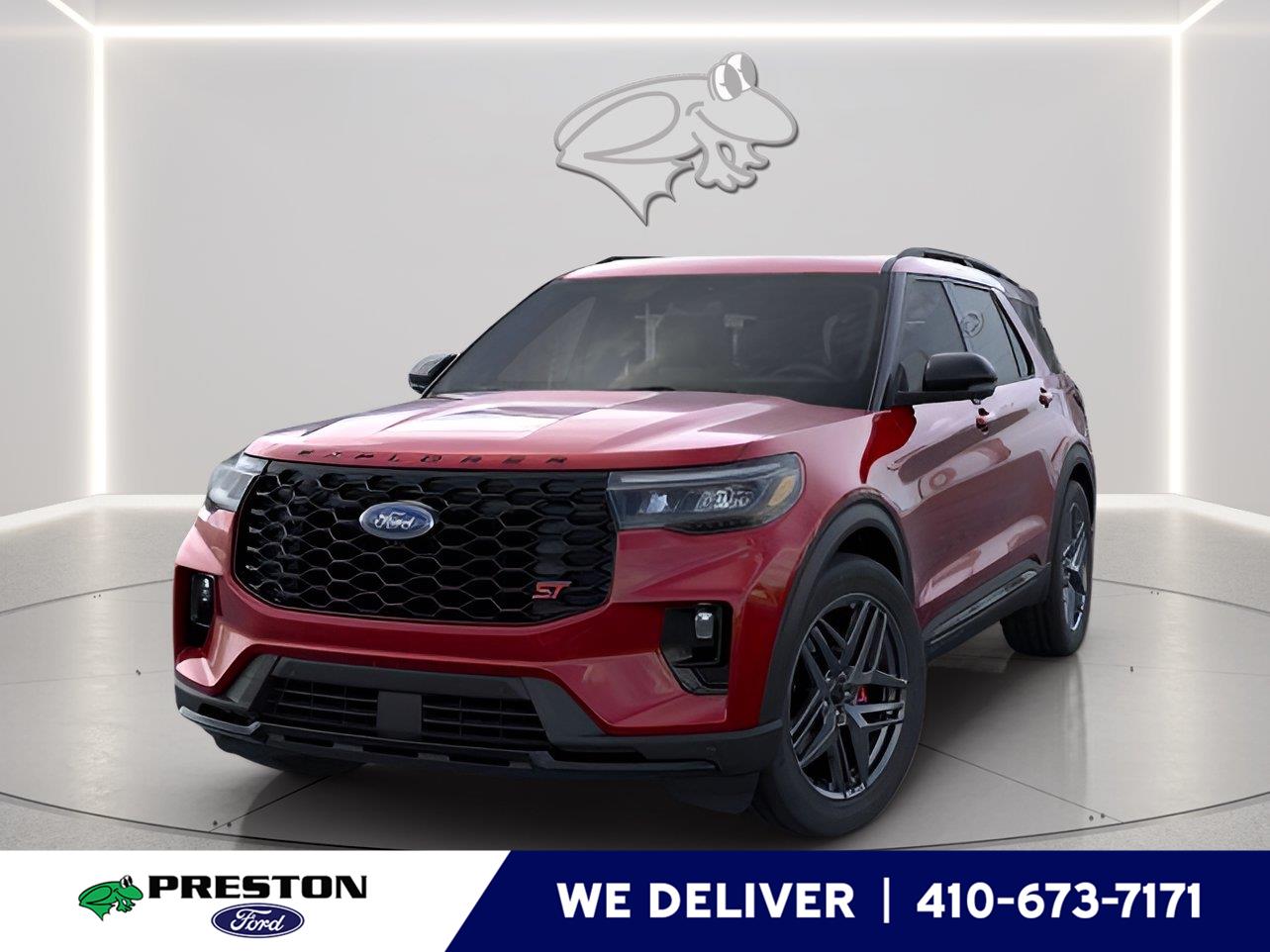 Rapid Red Metallic Tinted Clearcoat 2026 Ford Explorer SUV / Crossover All-Wheel Drive Automatic