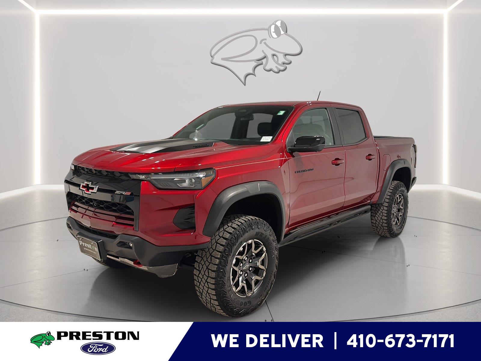 Radiant Red Tintcoat 2025 Chevrolet Colorado Pickup Truck Four-Wheel Drive 8-Speed Automatic
