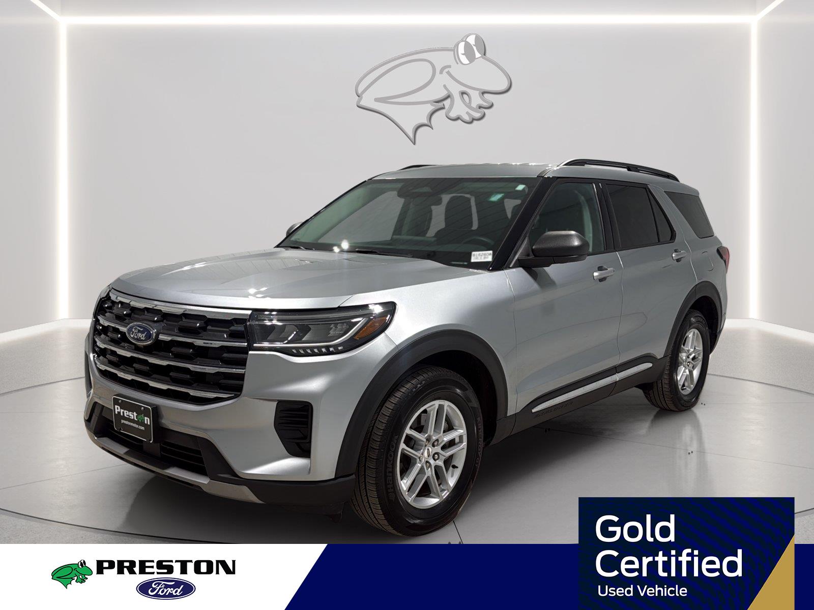 Iconic Silver 2025 Ford Explorer SUV / Crossover All-Wheel Drive Automatic