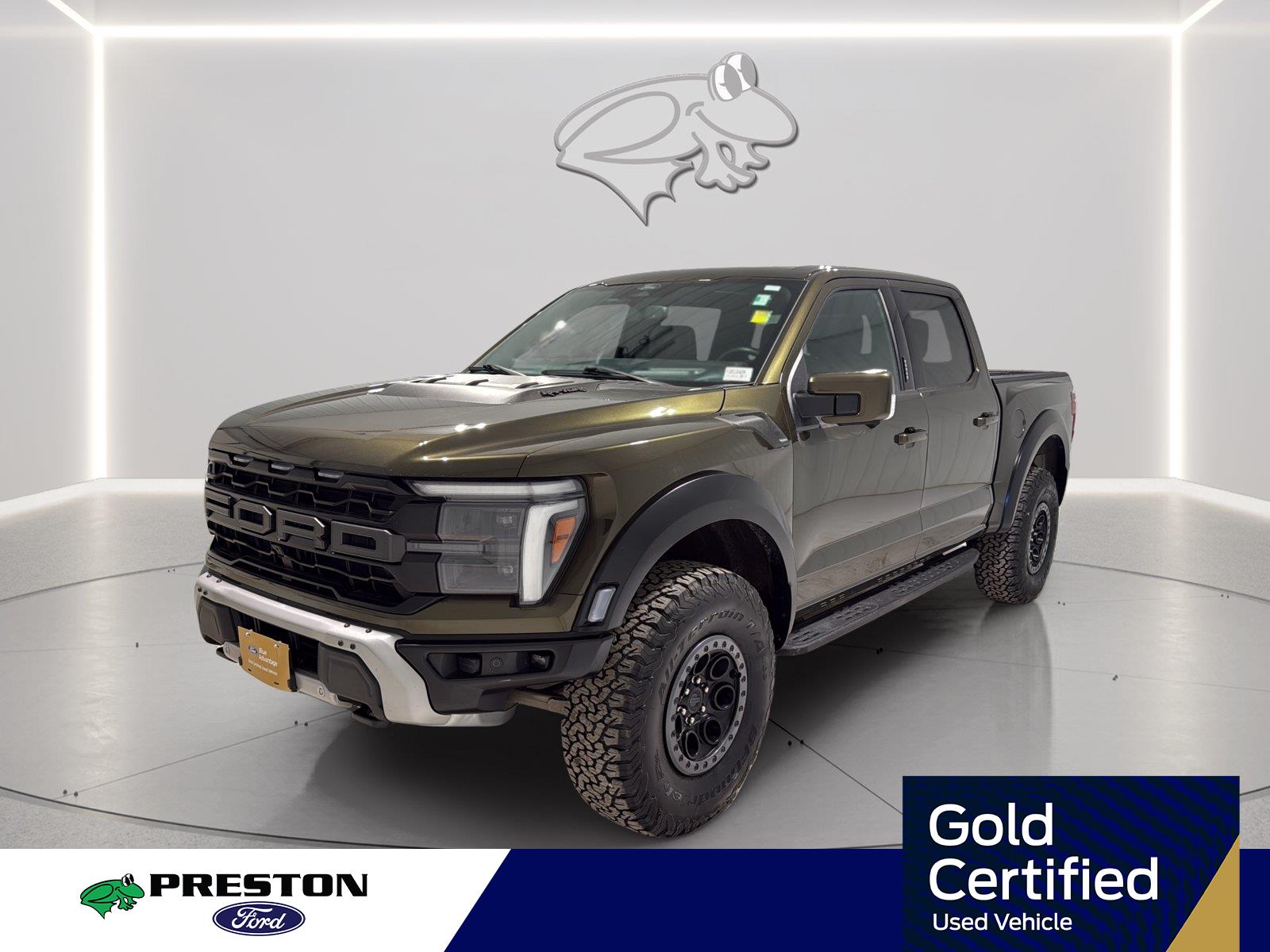 Shelter Green 2024 Ford F-150 Pickup Truck Four-Wheel Drive Automatic