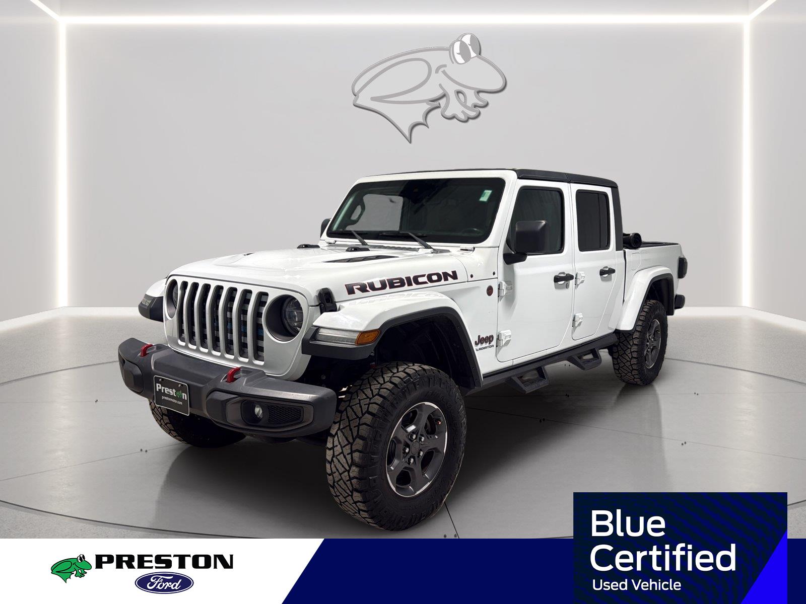 Bright White Clearcoat 2020 Jeep Gladiator Pickup Truck Four-Wheel Drive 8-Speed Automatic