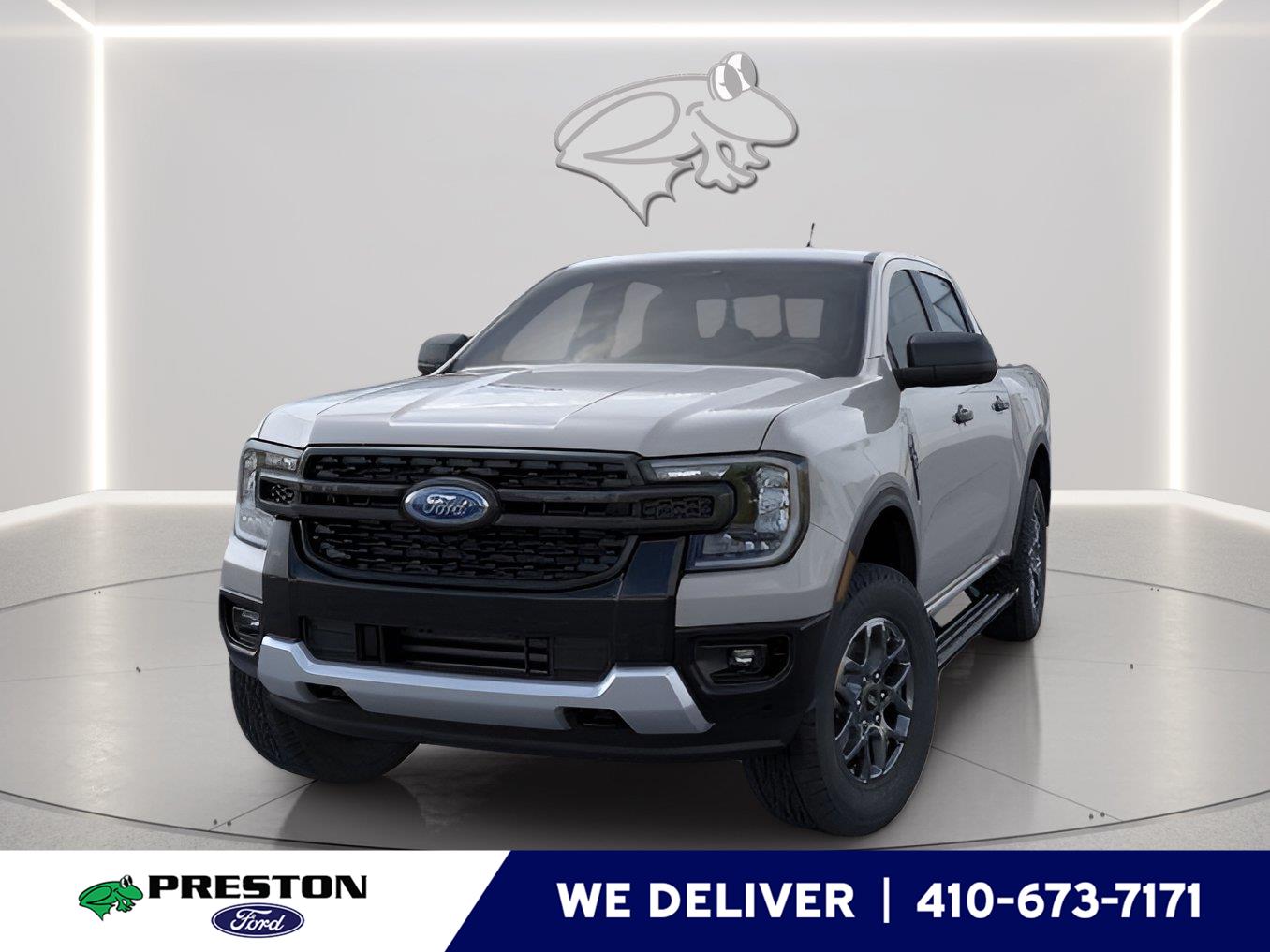 Avalanche Gray 2026 Ford Ranger Pickup Truck Four-Wheel Drive Automatic