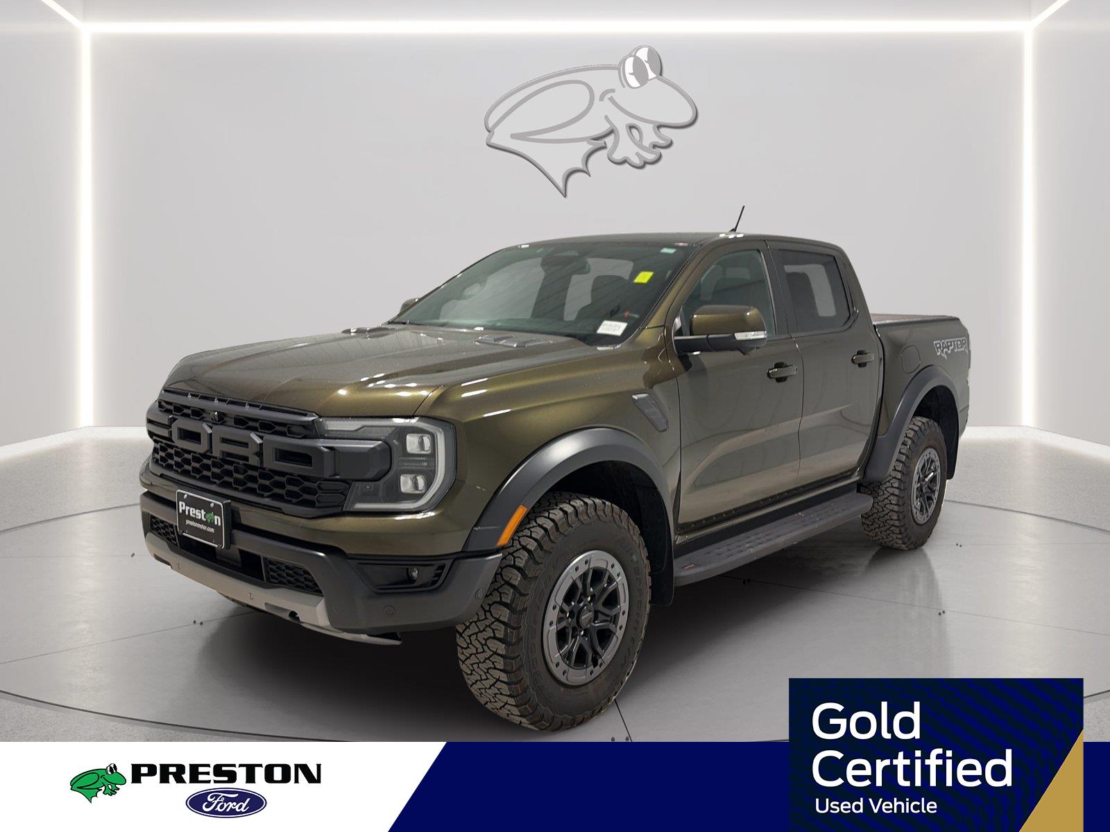 Shelter Green 2024 Ford Ranger Pickup Truck Four-Wheel Drive Automatic