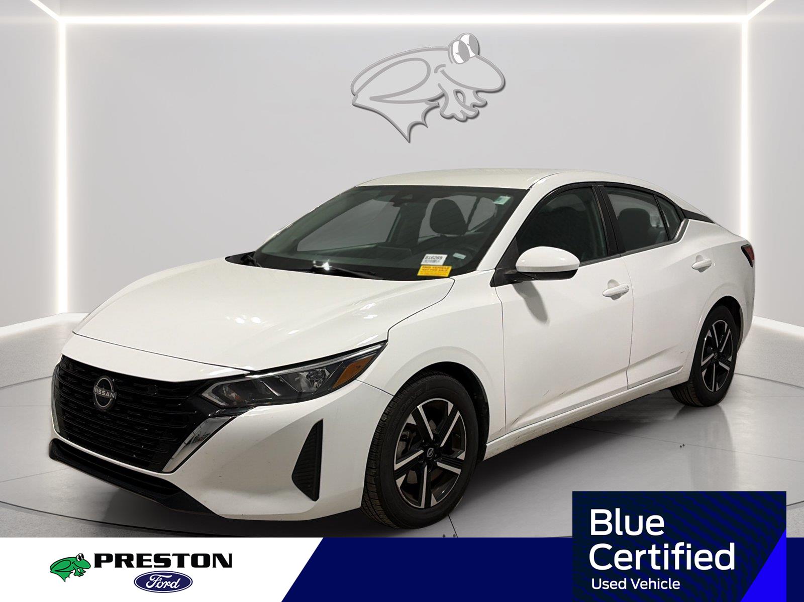 White (Fresh Powder) 2024 Nissan Sentra Sedan Front-Wheel Drive Continuously Variable Transmission