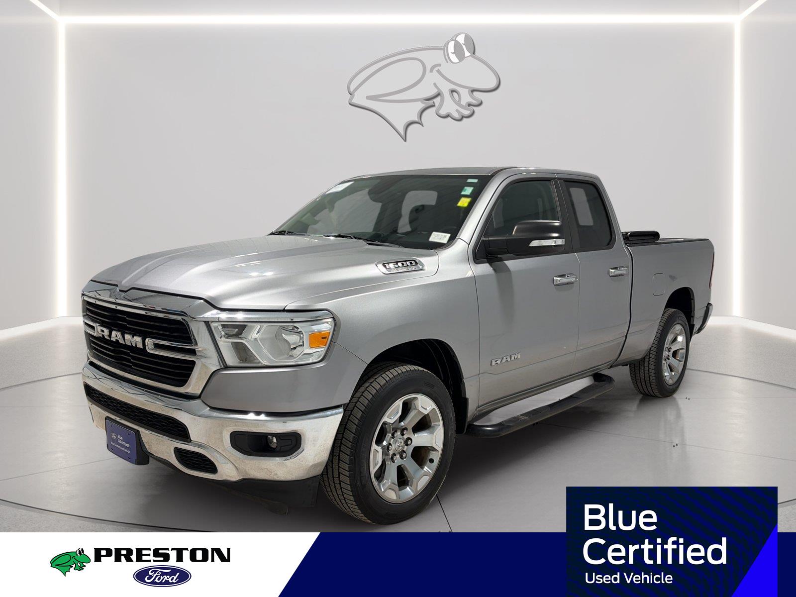 Billet Silver Metallic Clearcoat 2020 RAM 1500 Pickup Truck Four-Wheel Drive 8-Speed Automatic