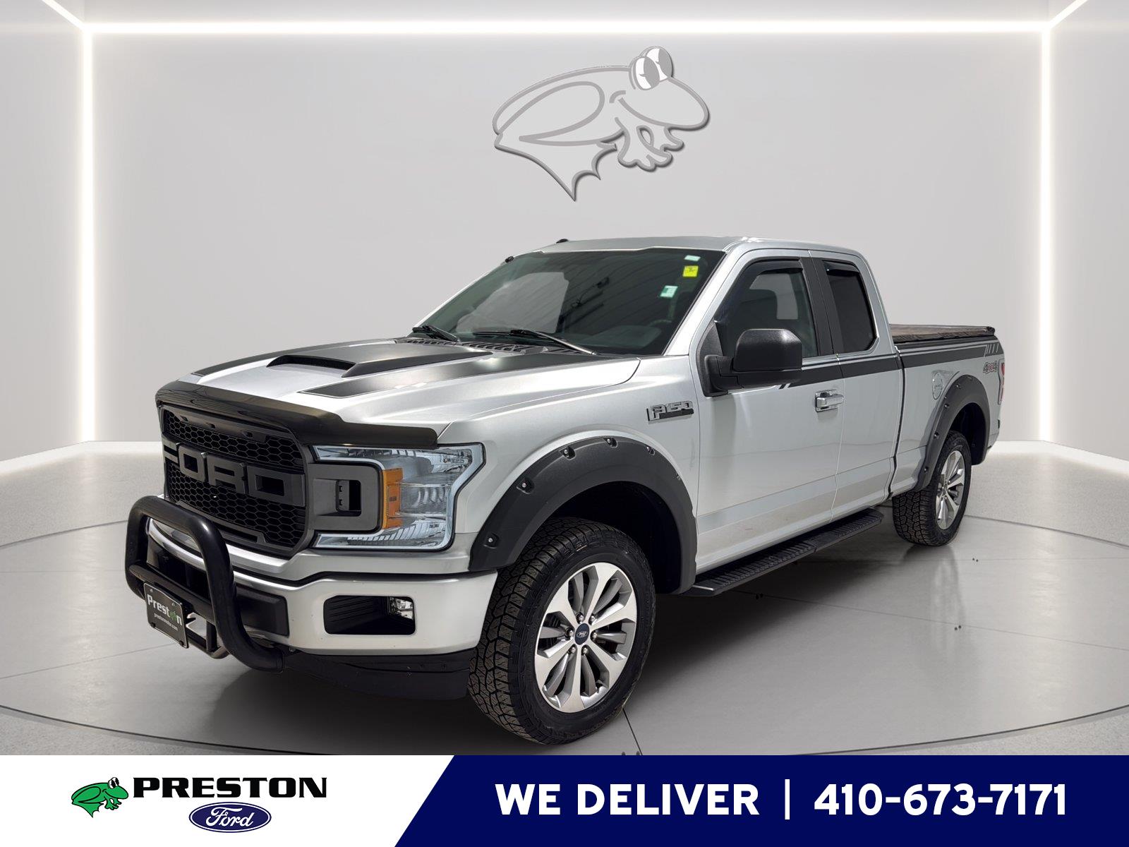 Ingot Silver 2018 Ford F-150 Pickup Truck Four-Wheel Drive Automatic